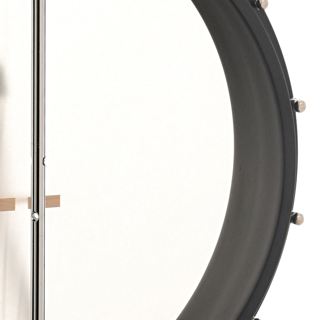 Inside rim of Gold Tone AC-12FL 12" Fretless Openback Banjo 