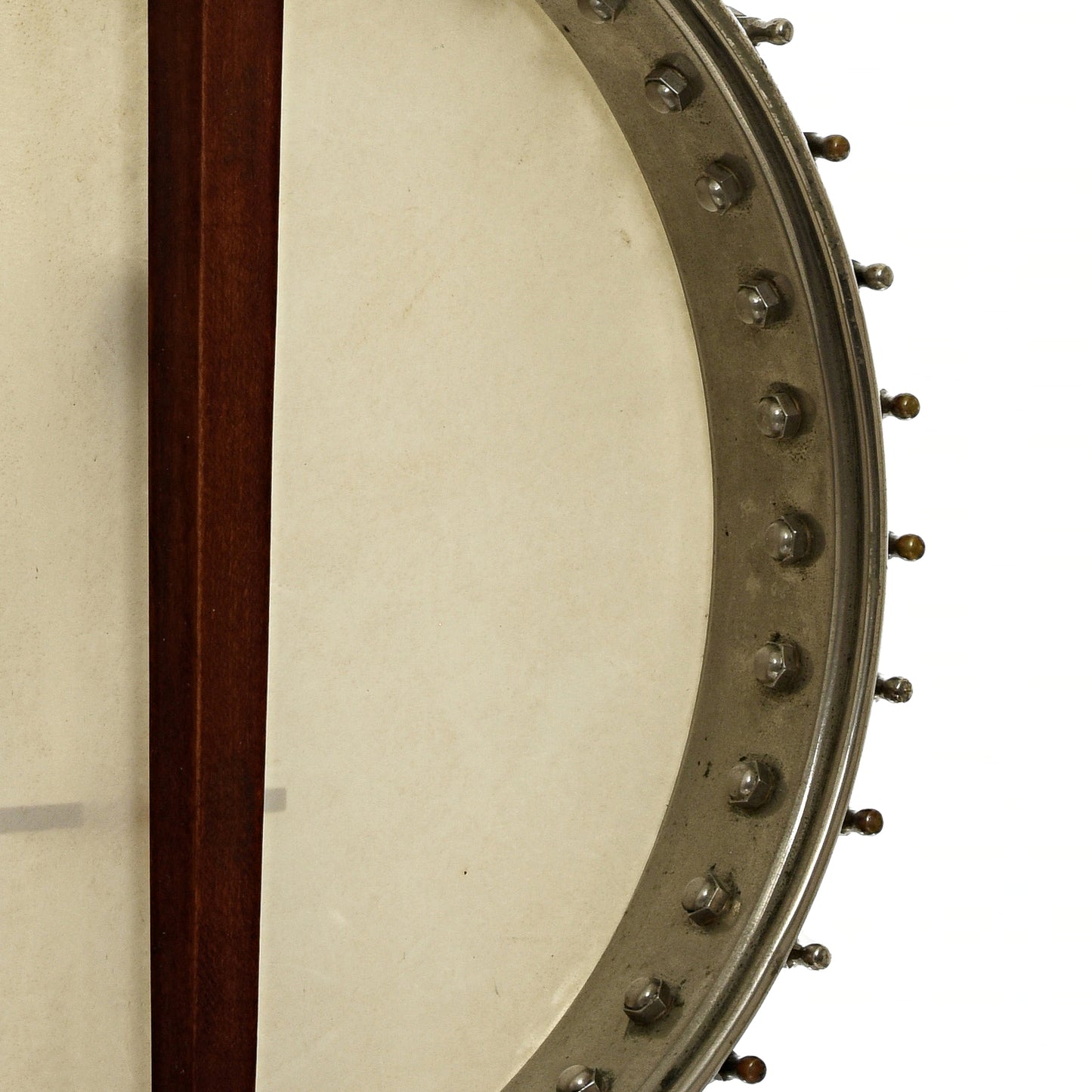 Inside rim of Victor Kraske Baxter's Model Open Back Banjo