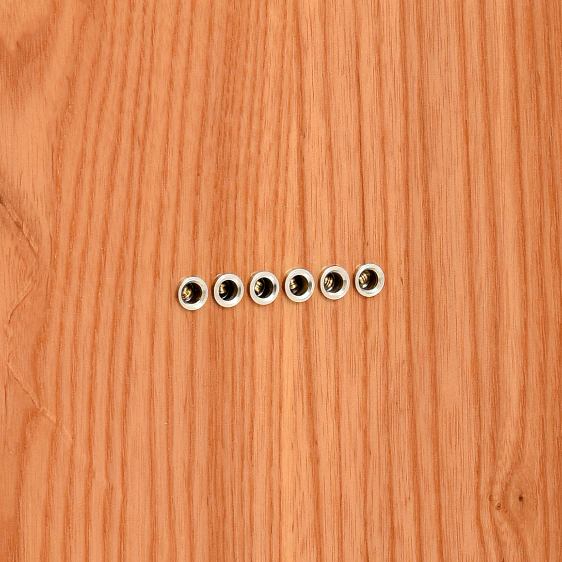 String through back holes of Fender American Vintage II 1972 Telecaster Thinline, Aged Natural