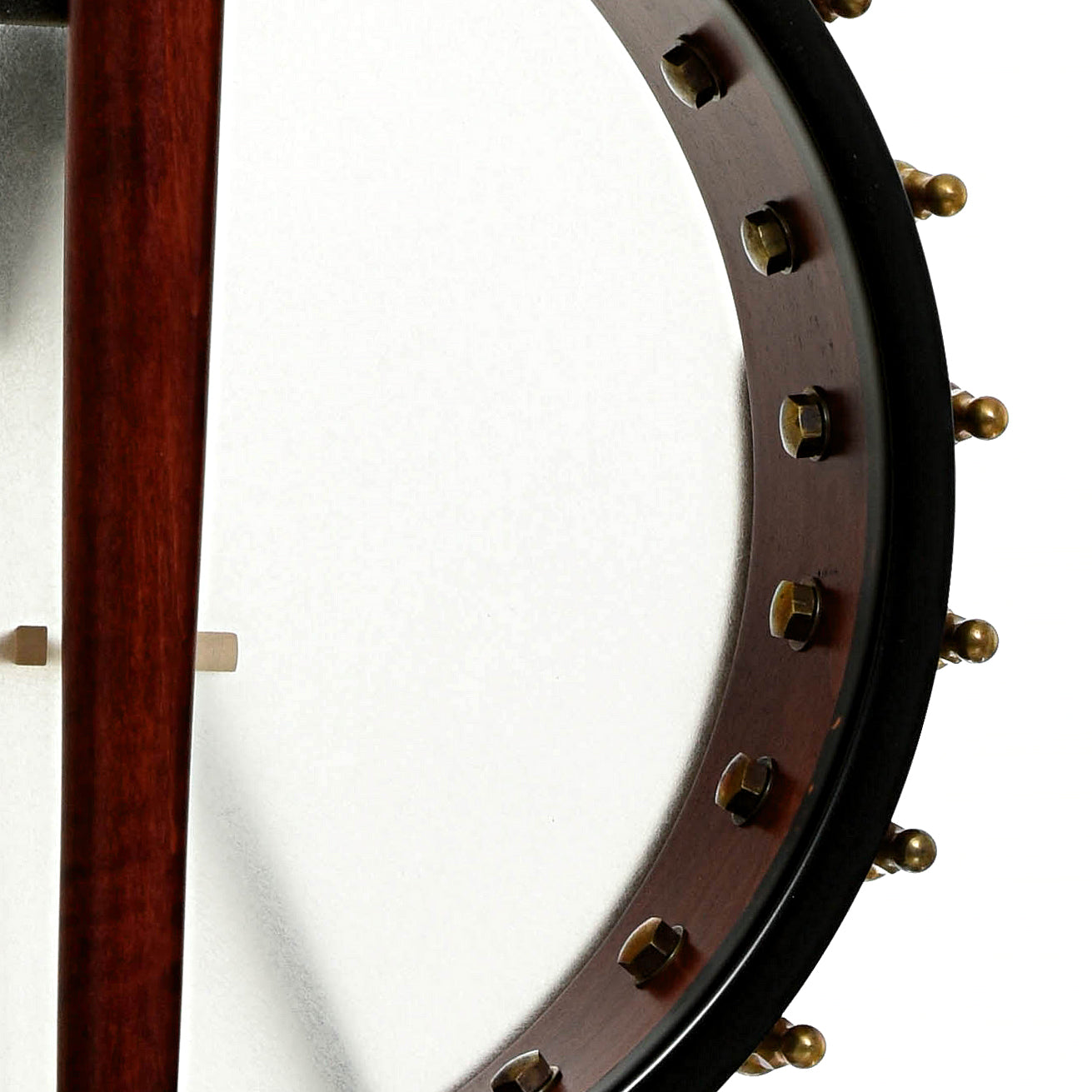 Inside rim of Ome Jubilee 11" Openback Banjo, Maple Neck