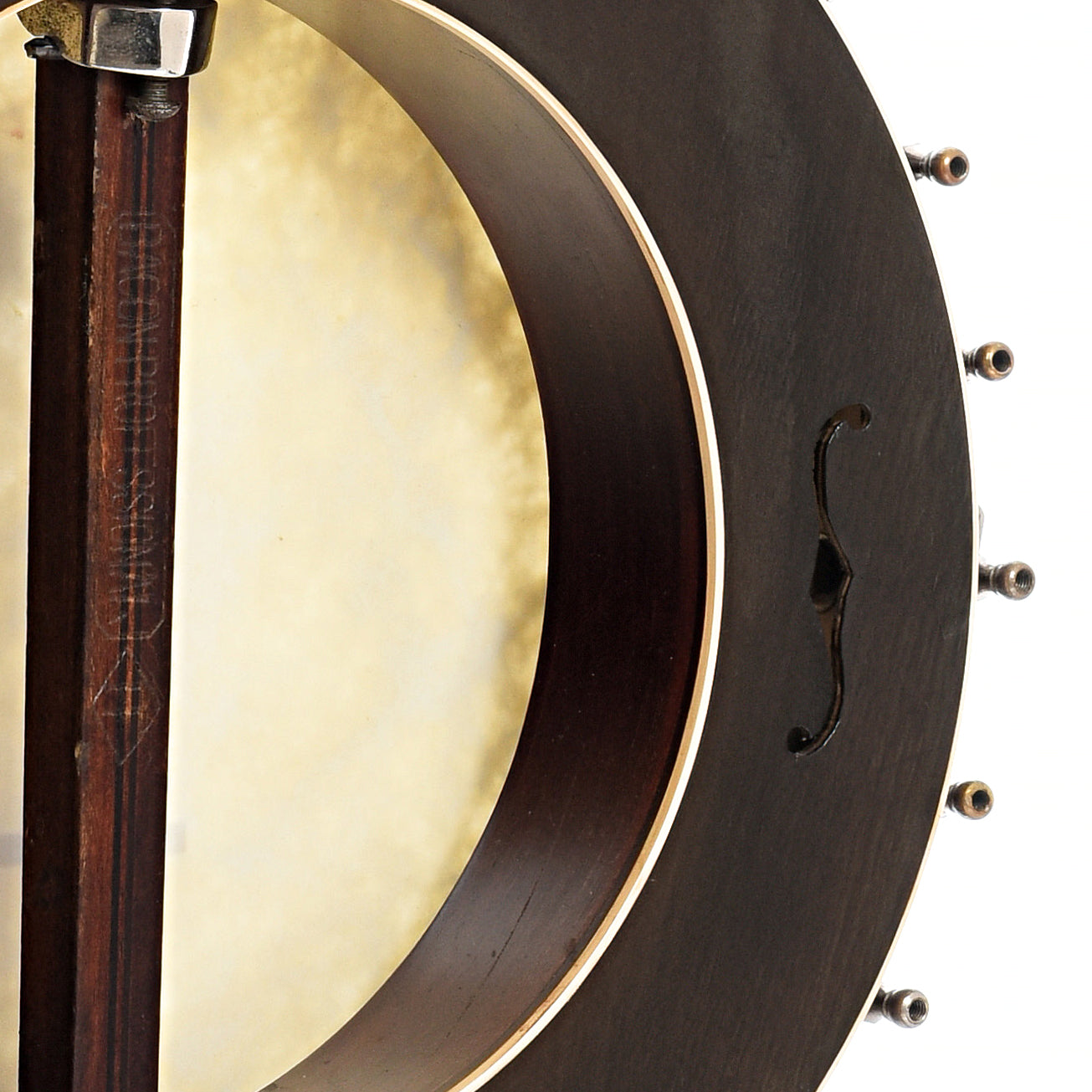 Inside rim of Bacon Professional FF2 Special Openback Banjo (c.1920)
