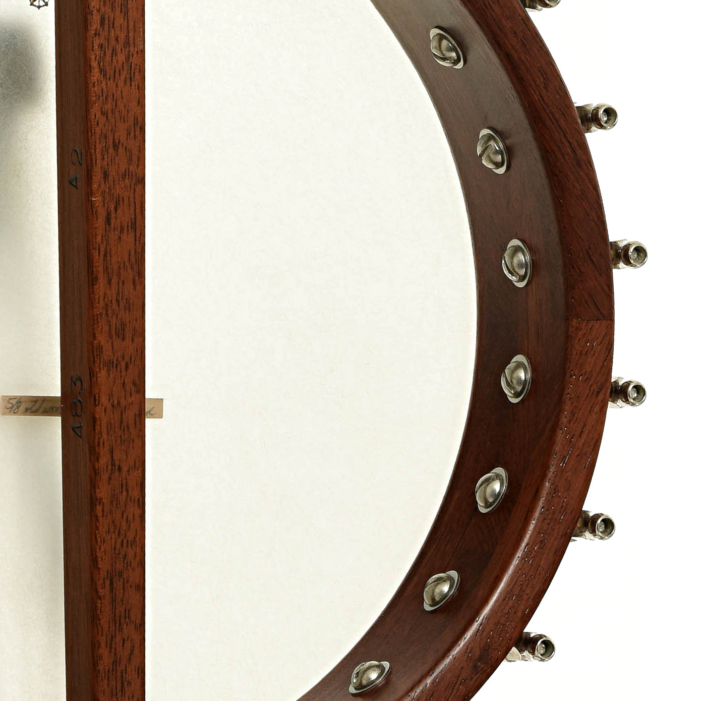 Inside rim of Cedar Mountain A2 Appalachia Banjo LH