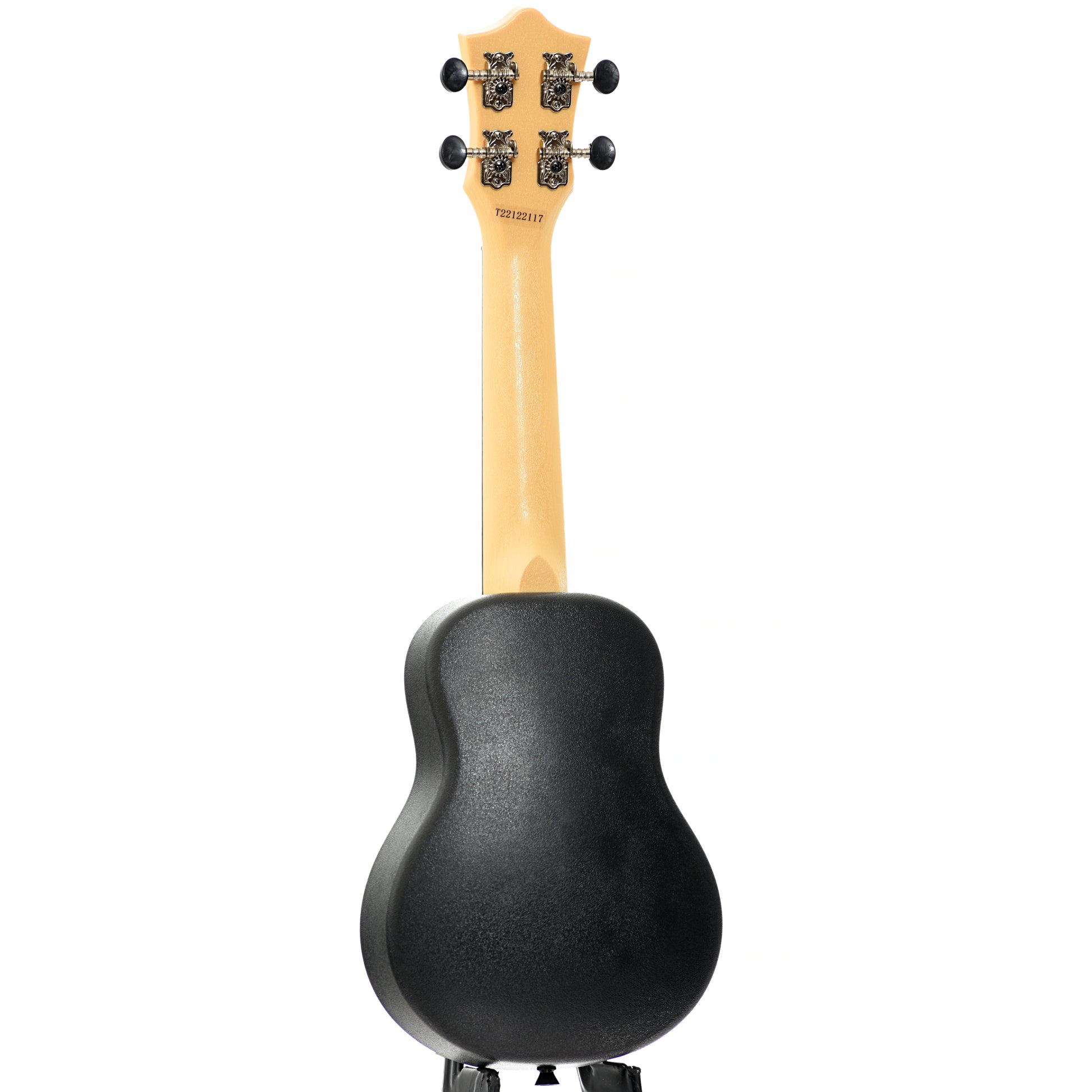 Full back and side of Flight TUS35 Travel Series Soprano Ukulele, Red