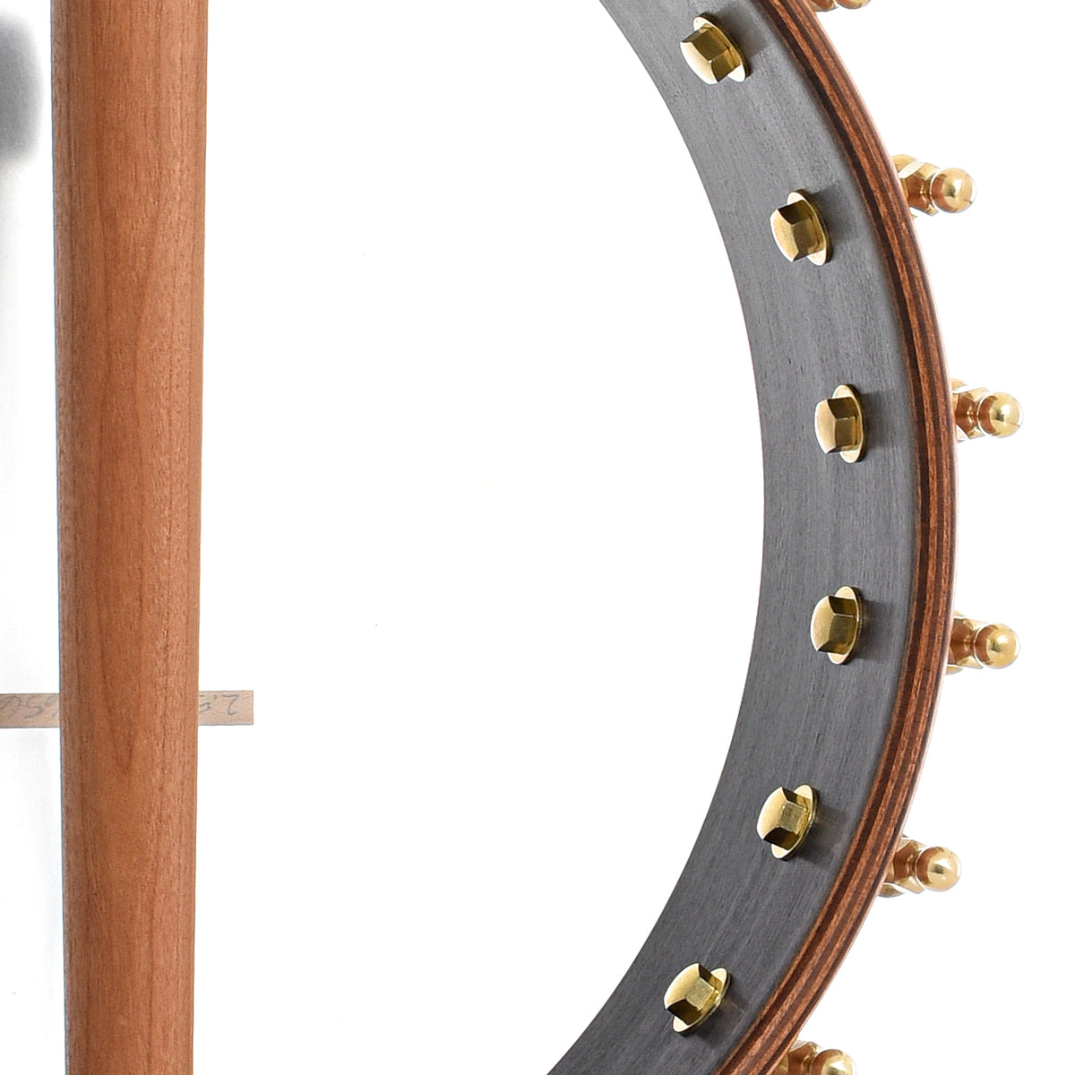 Inside rim of Ode Moonlight 11" Openback Banjo