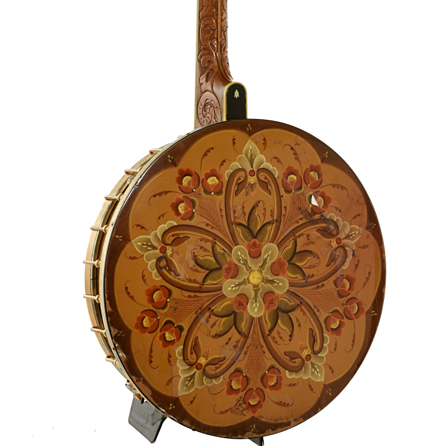 Back and side of Richelieu Ne Plus Ultra 4261-GB Tenor Banjo 