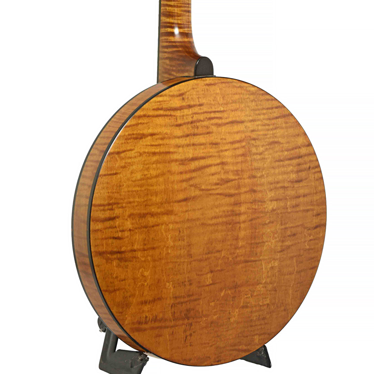 Back & Side of Ome Vintage Ikon Resonator Banjo & Case