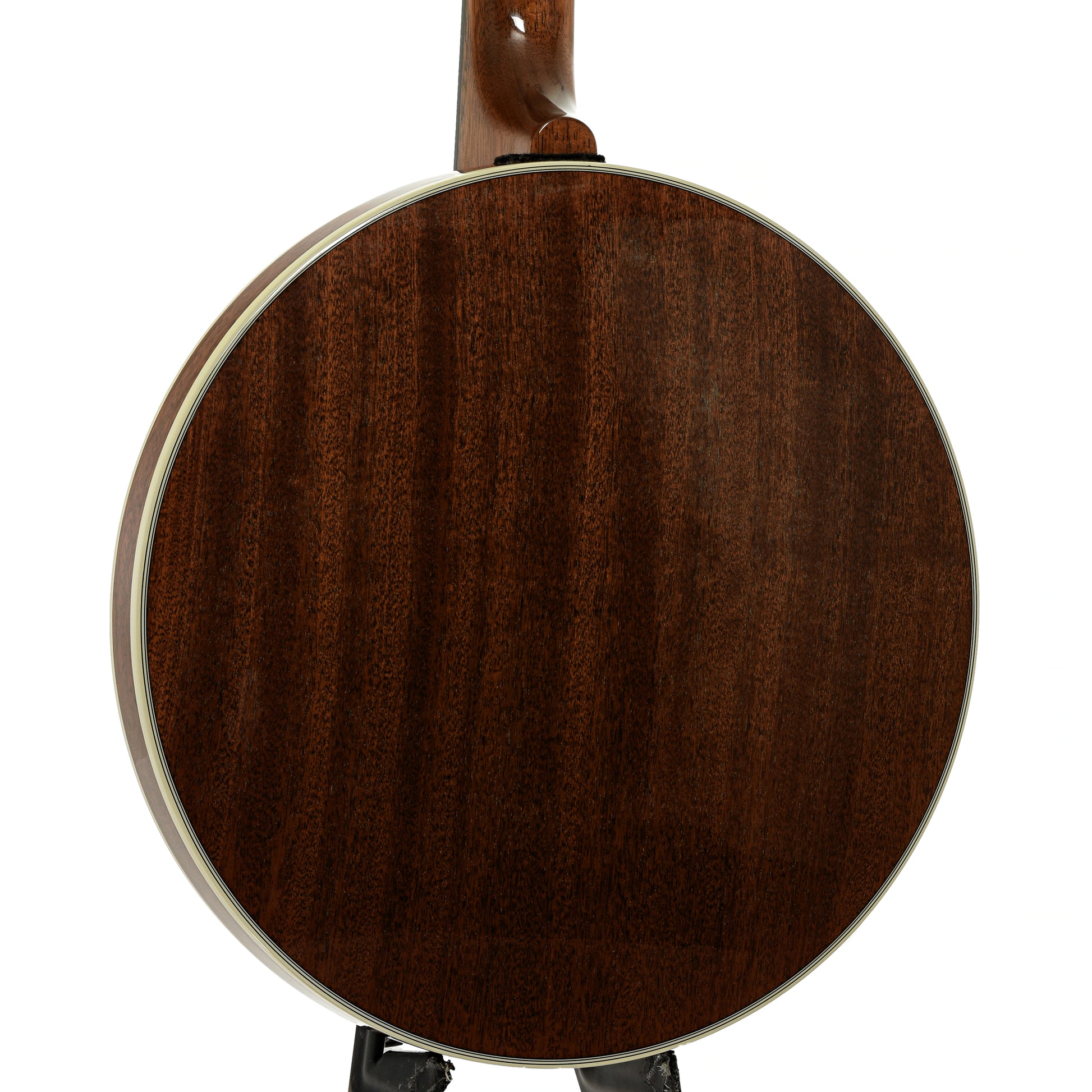 Back and side of Deering Deluxe Resonator Banjo