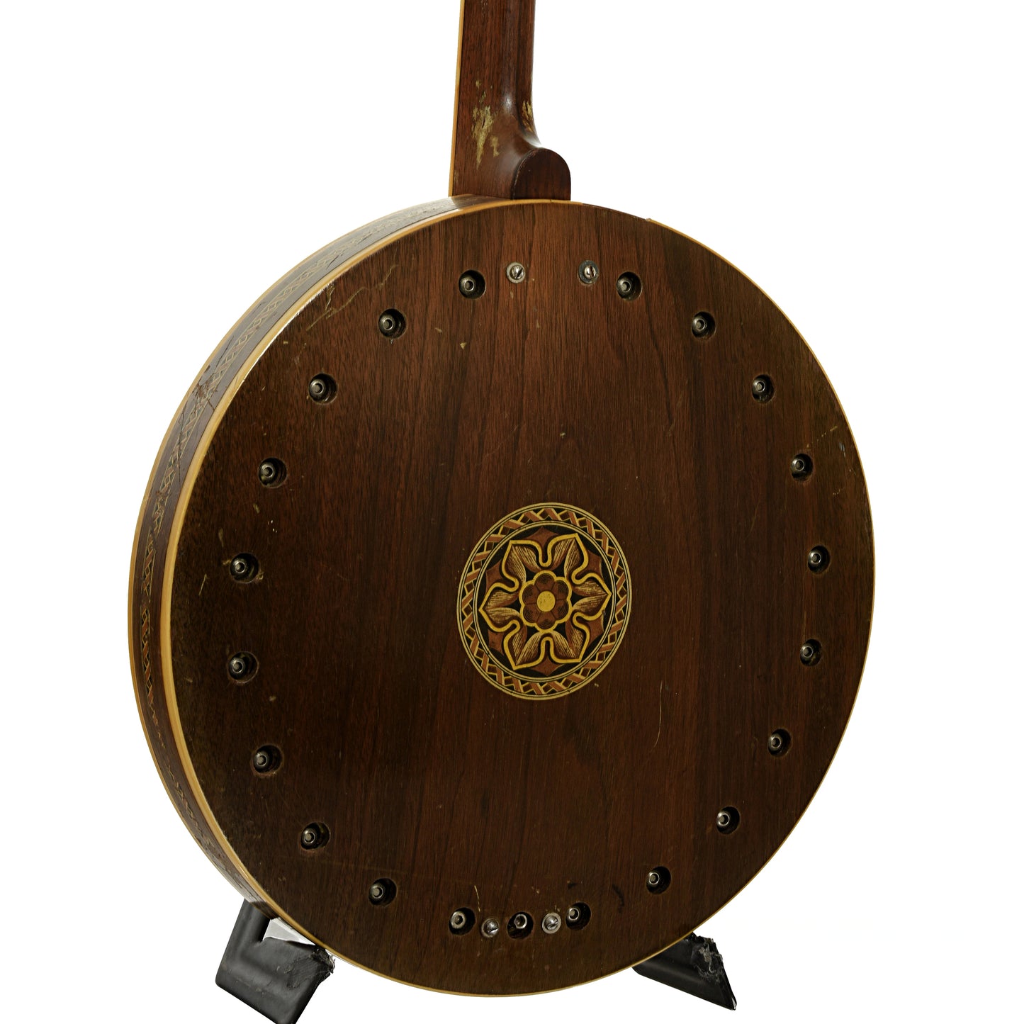 Back and side of Weymann Style 85 Tenor Banjo