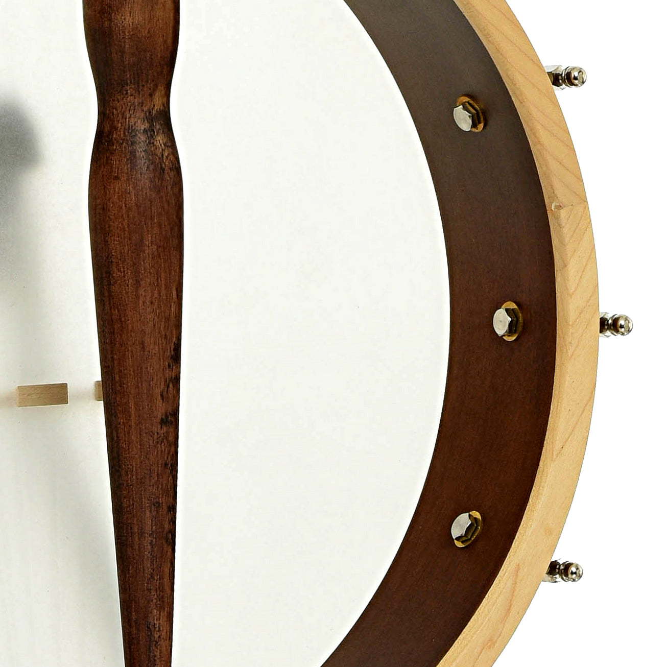 Inside rim of Gold Tone Lefthanded HM-100 High Moon Openback Banjo 