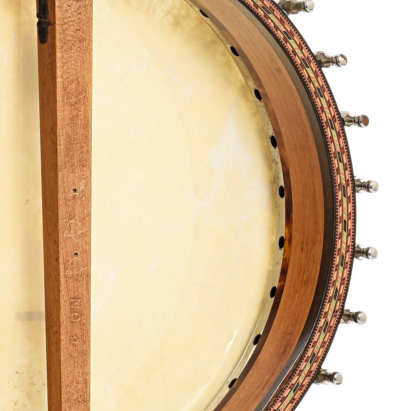 Inside rim of Vega Tubaphone No.9 Openback Banjo (1916)