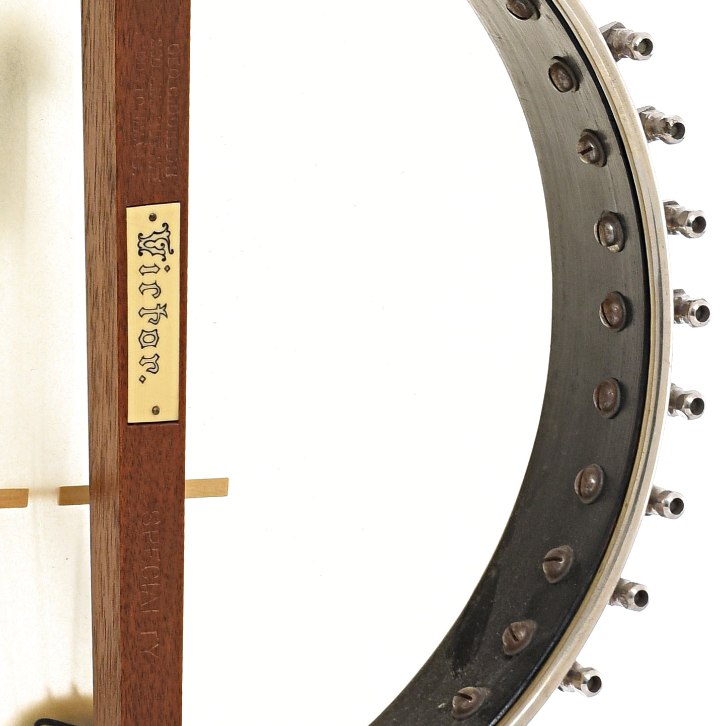 Inside rim of Dobson Victor No.2 Specialty Openback Banjo (c.1887)