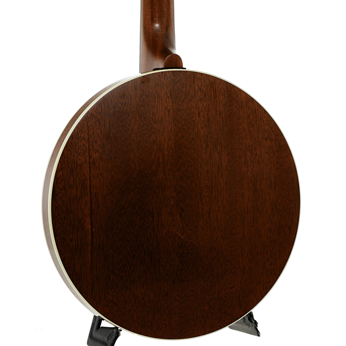 Back and side of Deering Sierra Mahogany Resonator Banjo