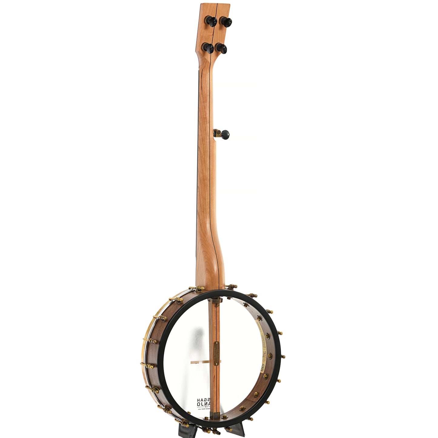 Full back and side of Pisgah Roscoe Banjo