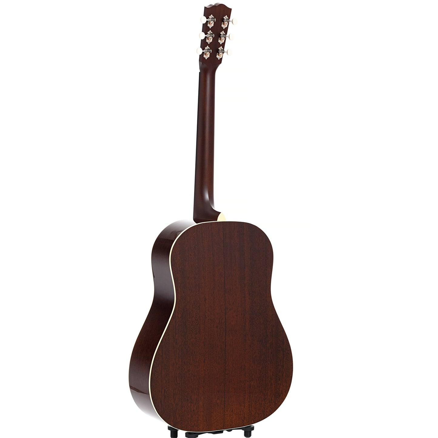 Full back and side of Santa Cruz Custom Vintage Jumbo Acoustic Guitar