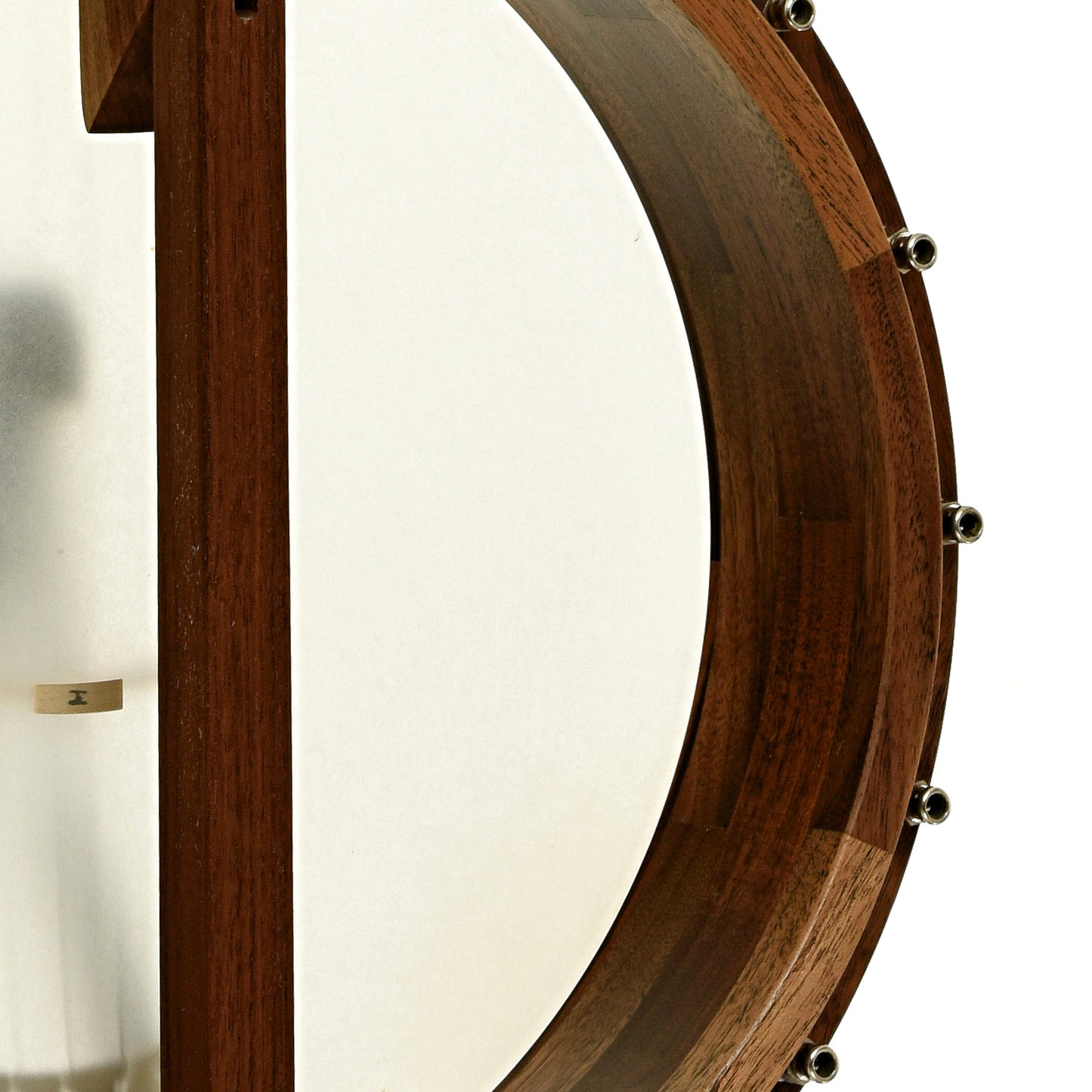 Inside rim of Nechville Atlas 12" Walnut Open Back Banjo