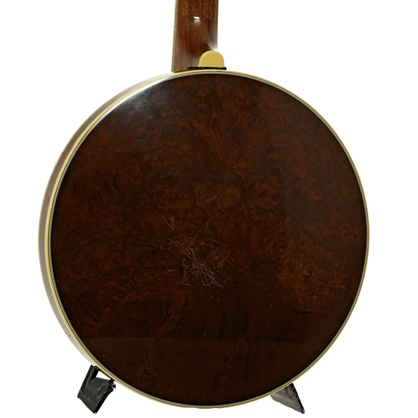 Back and side of Deering GDL Resonator Banjo 