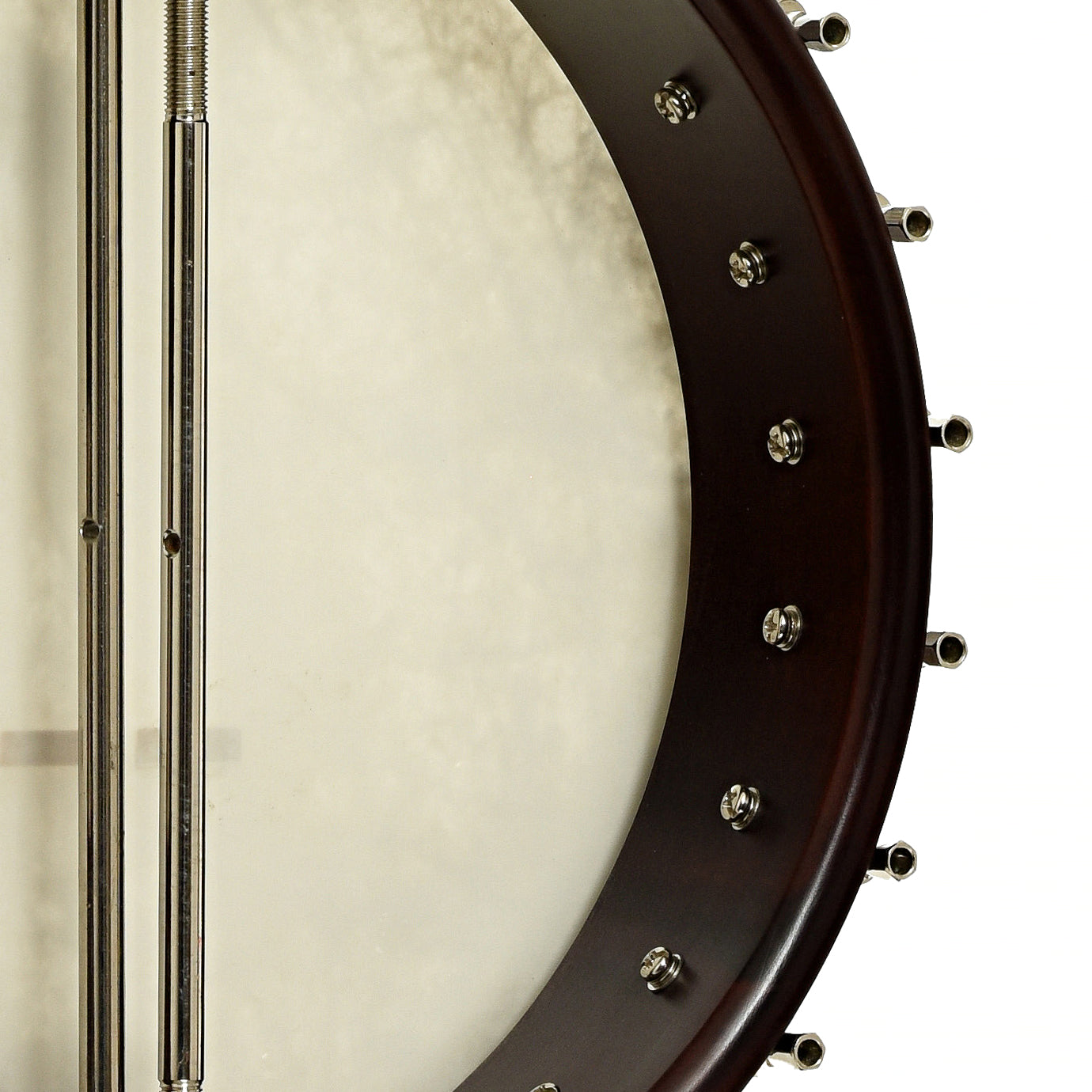 Inside rim of Recording King OT-25 Madison Openback Banjo