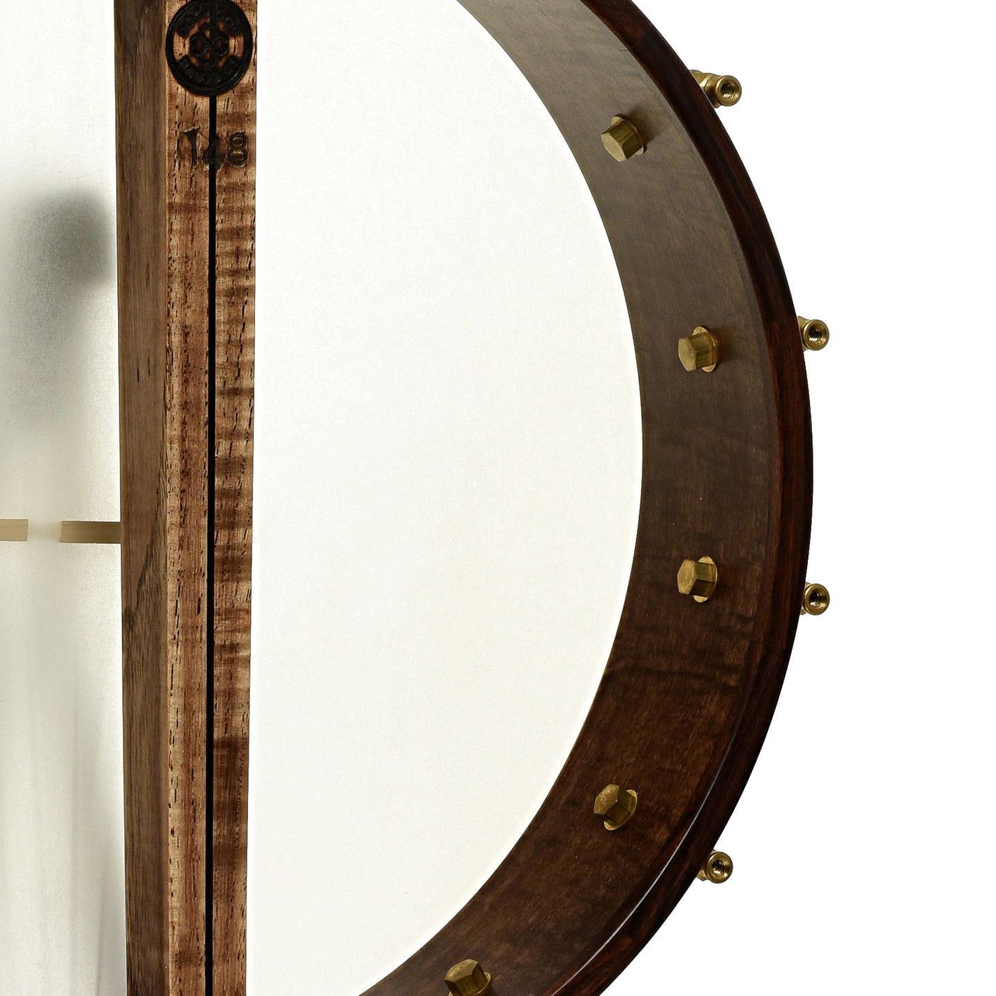 Inside rim of Dogwood 12" Open Back Banjo