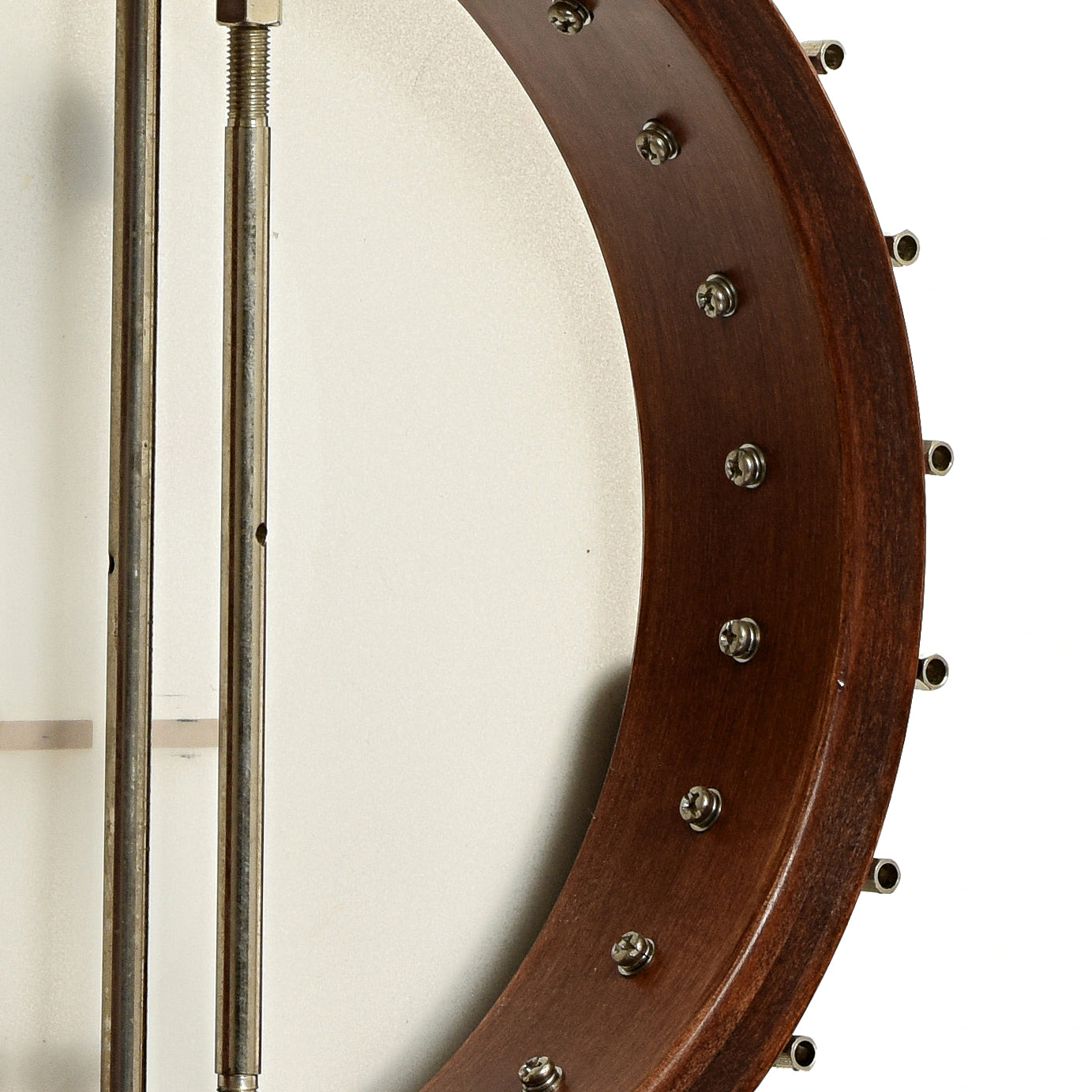 Inside rim of Recording King RK-OT25 Madison Open Back Banjo