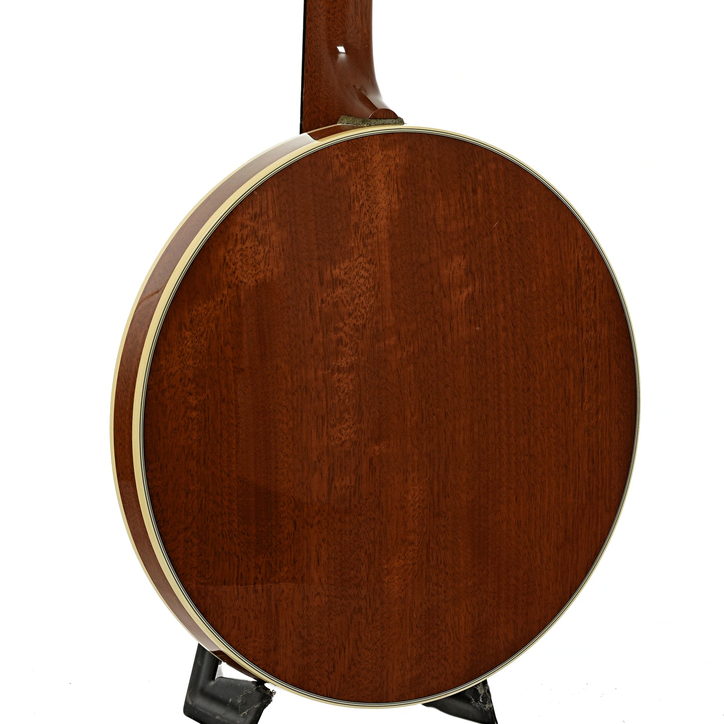 Back and side of Deering Deluxe Resonator Banjo