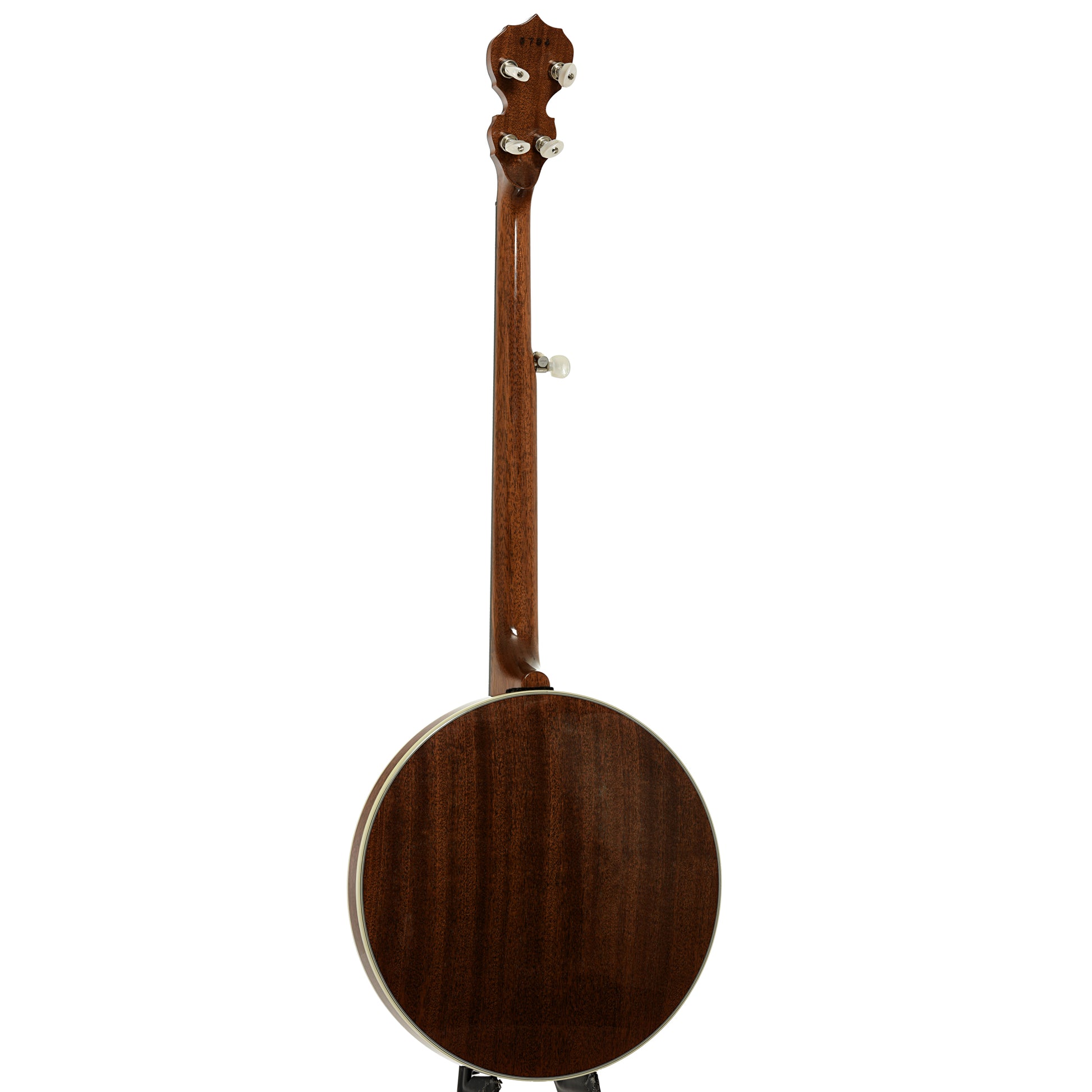 Full front of Deering Deluxe Resonator Banjo