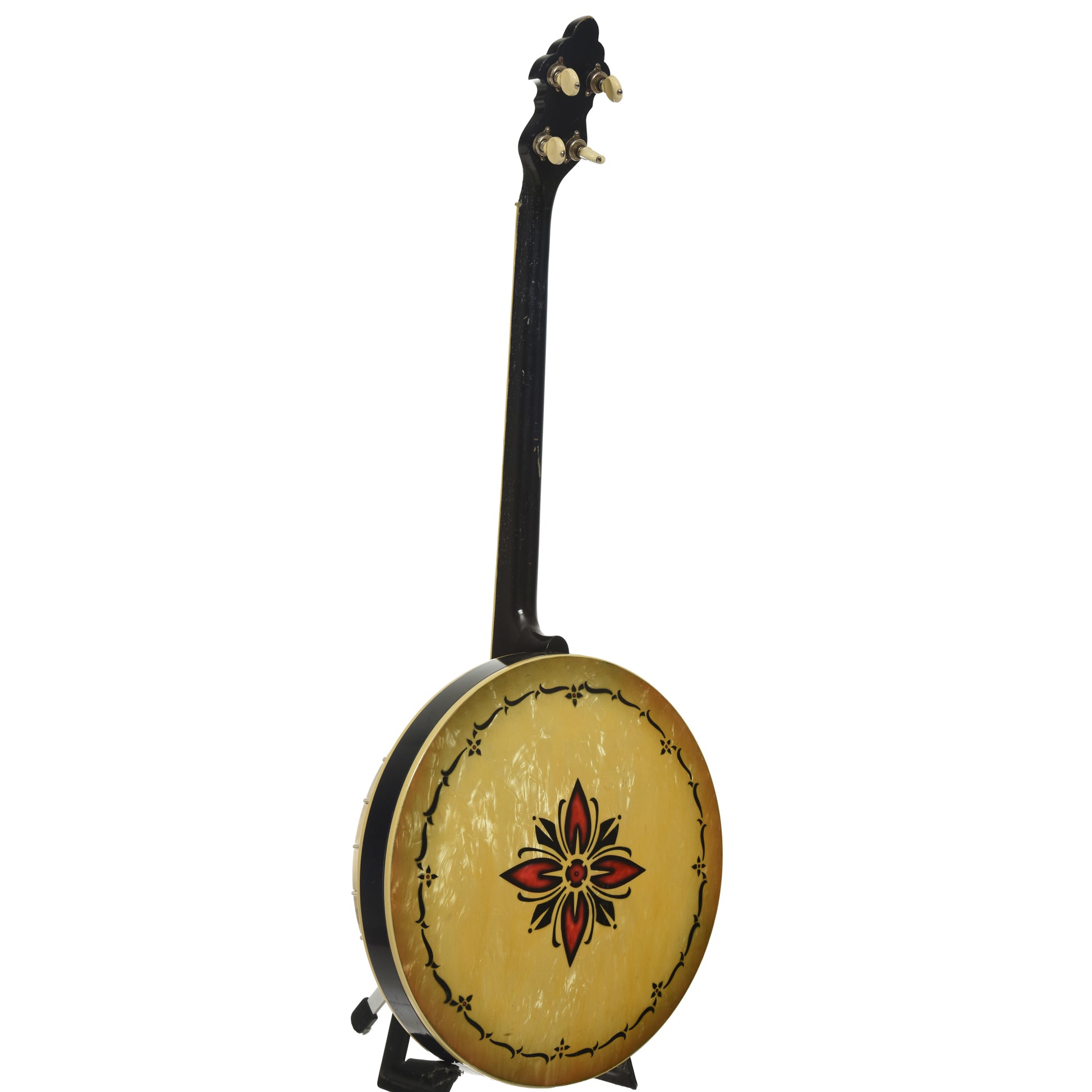 Full back and side of Gibson TB-11 Tenor Banjo 
