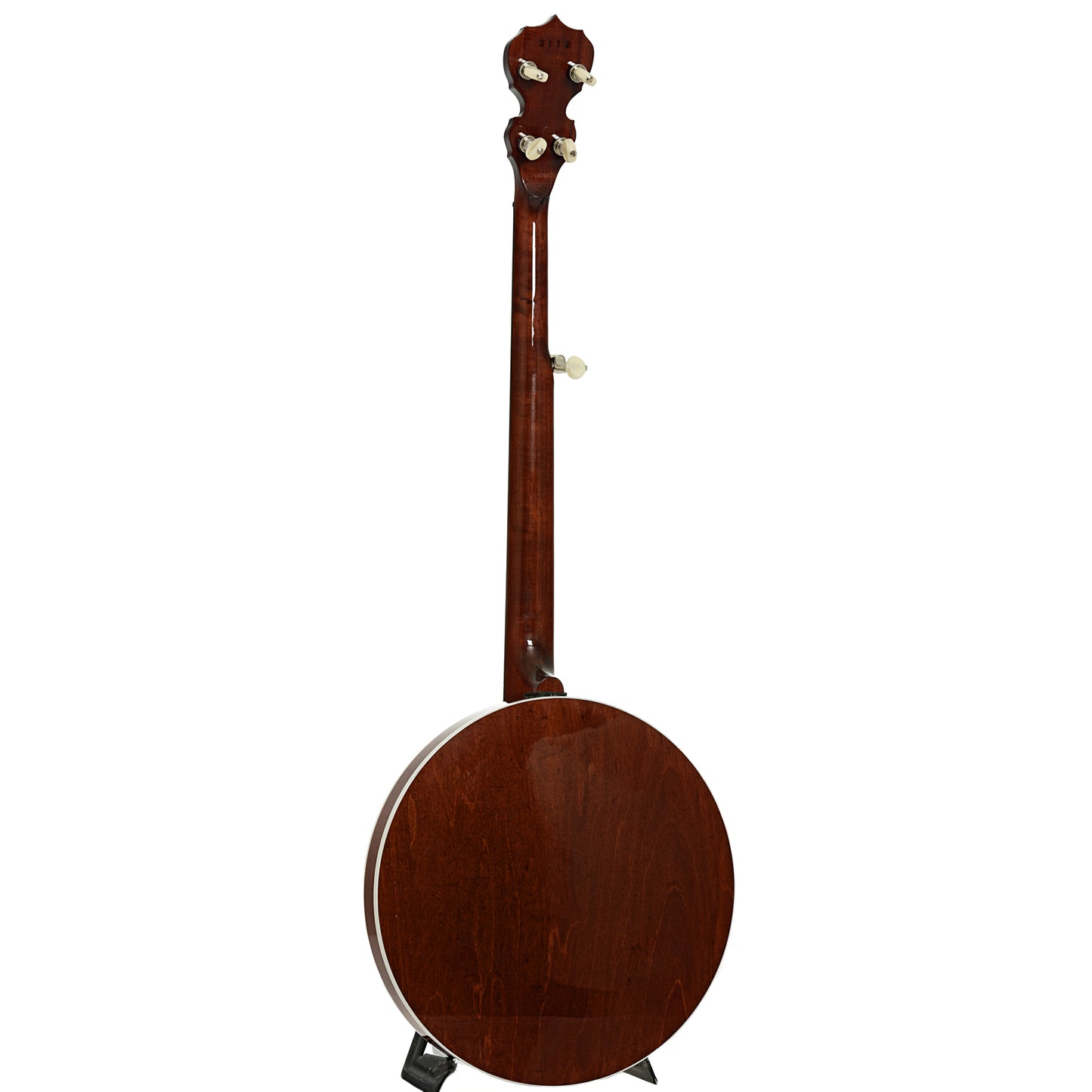 Full back and side of Deering Eagle II Resonator Banjo 