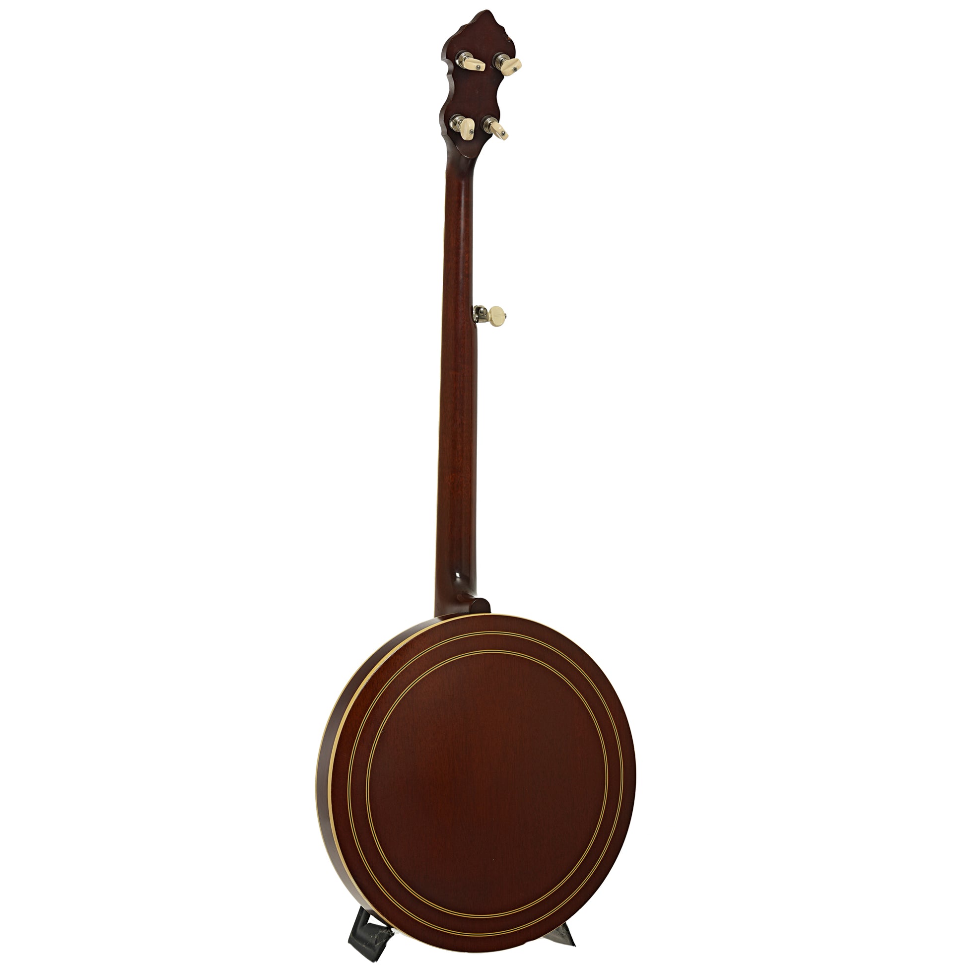 Full back and side of Huber Sammy Shelor Resonator Banjo