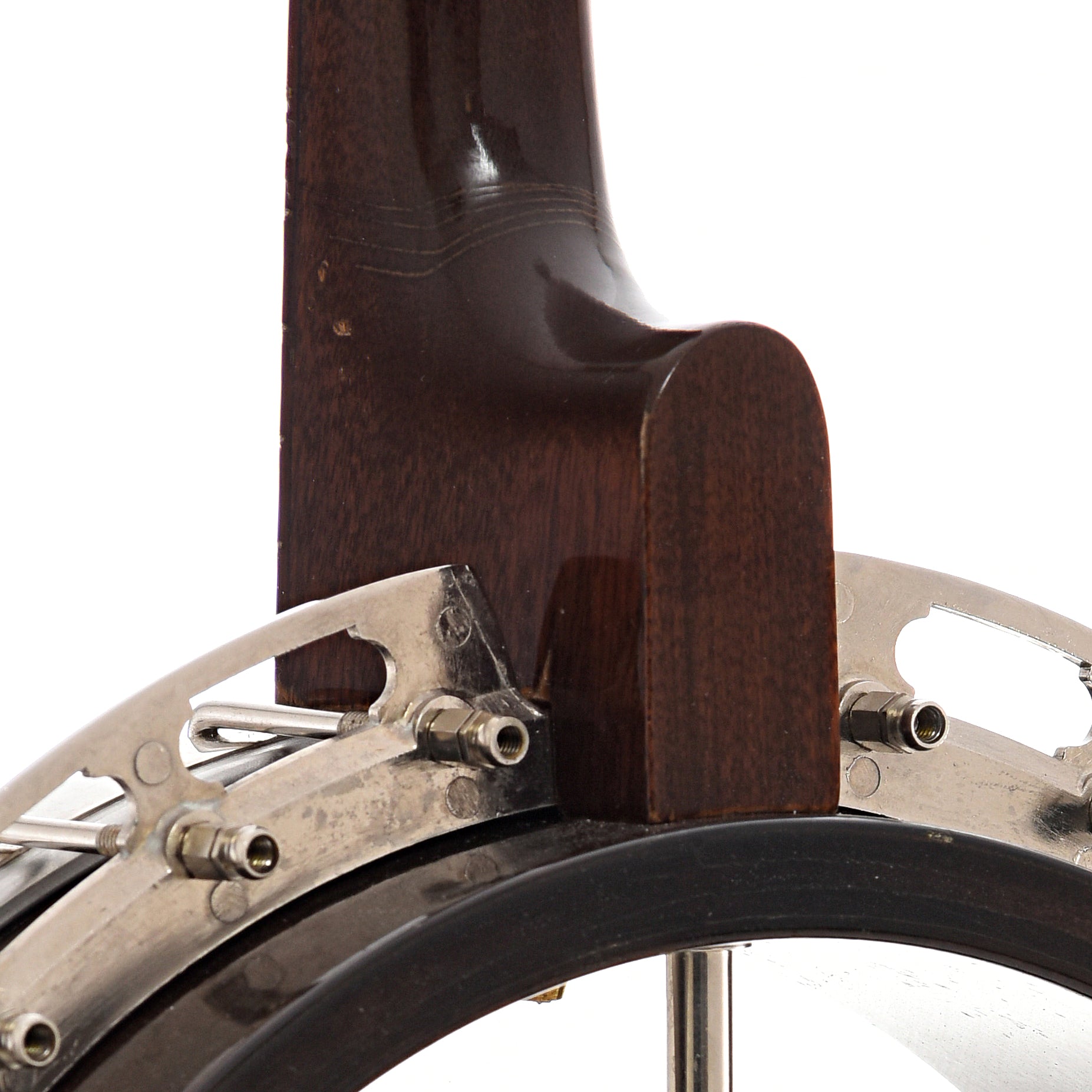 Neck joint of Gibson TB-100 Tenor Banjo (1956)