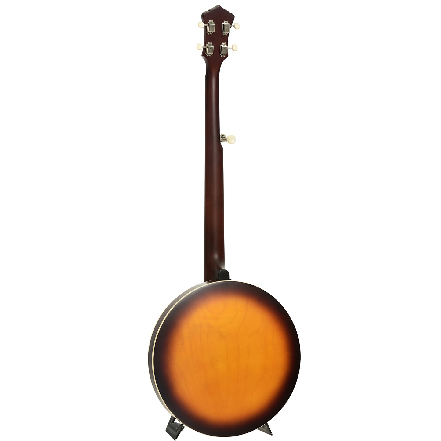 Full back and side of Recording King RKH-05 Dirty 30s Resonator Banjo