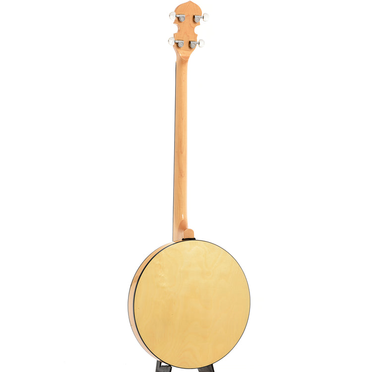Full back and side of Gold Tone CC Plectrum Banjo