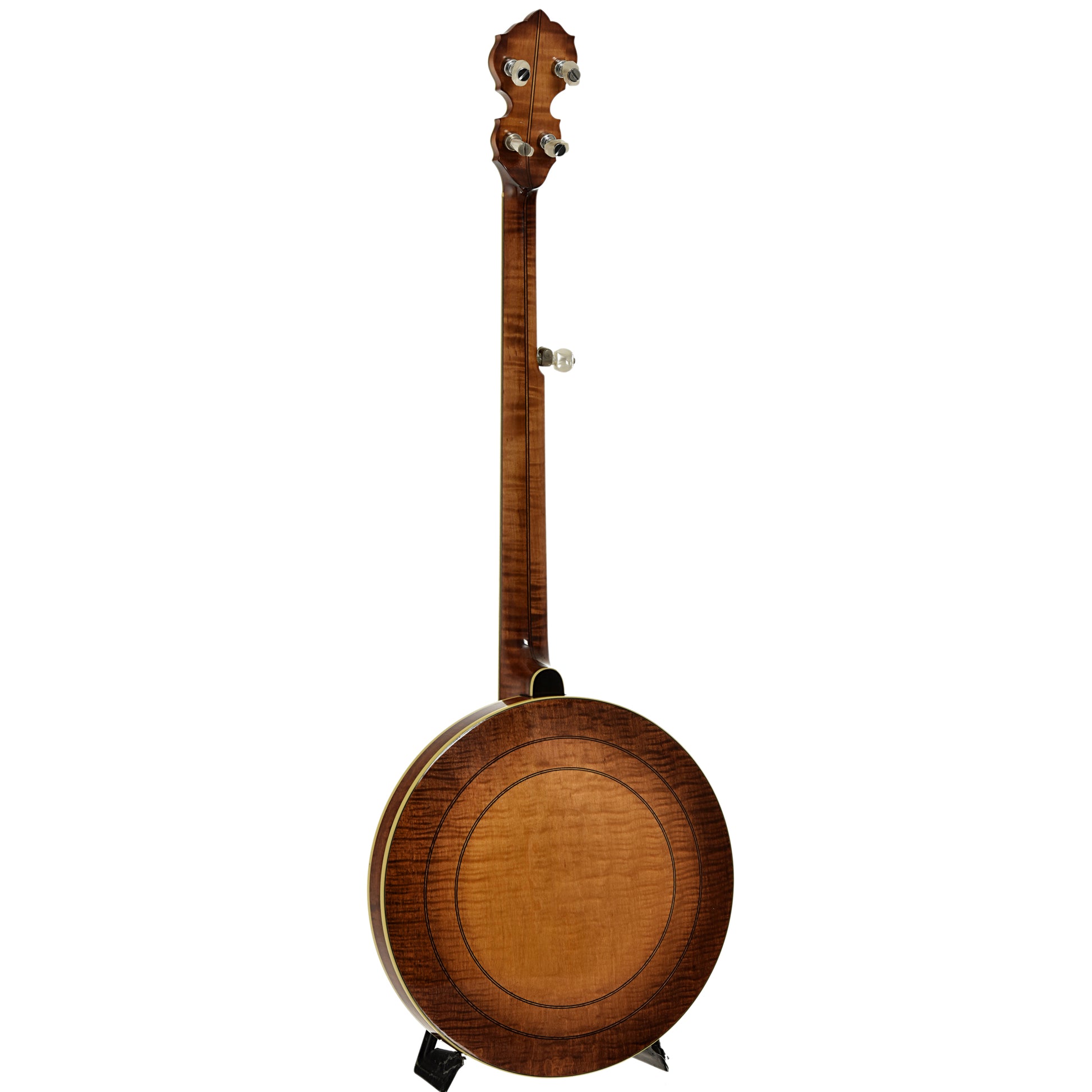 Full back and side of Ome Juggernaut Resonator Banjo