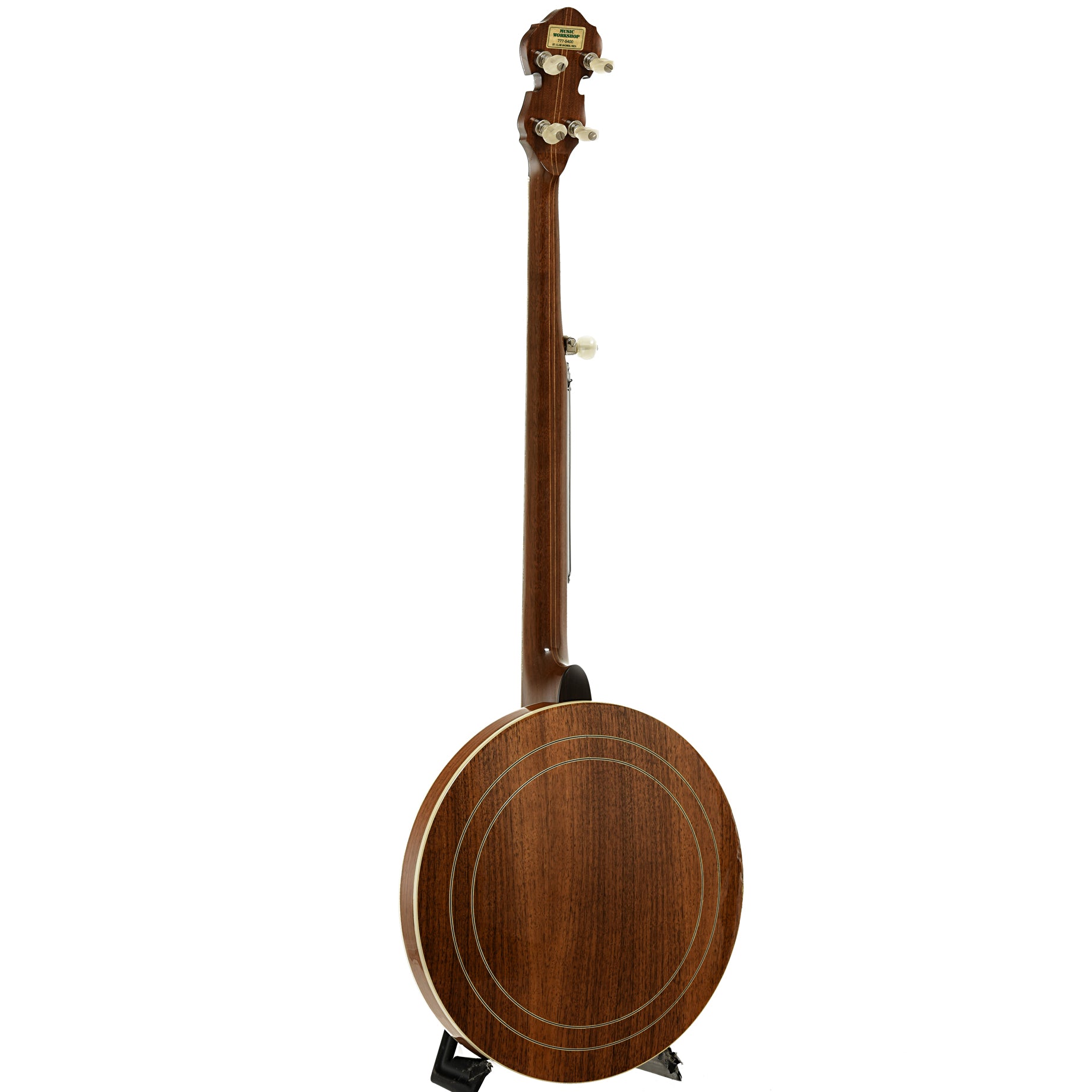 Full back and side of Ode Style C 6505 Resonator Banjo