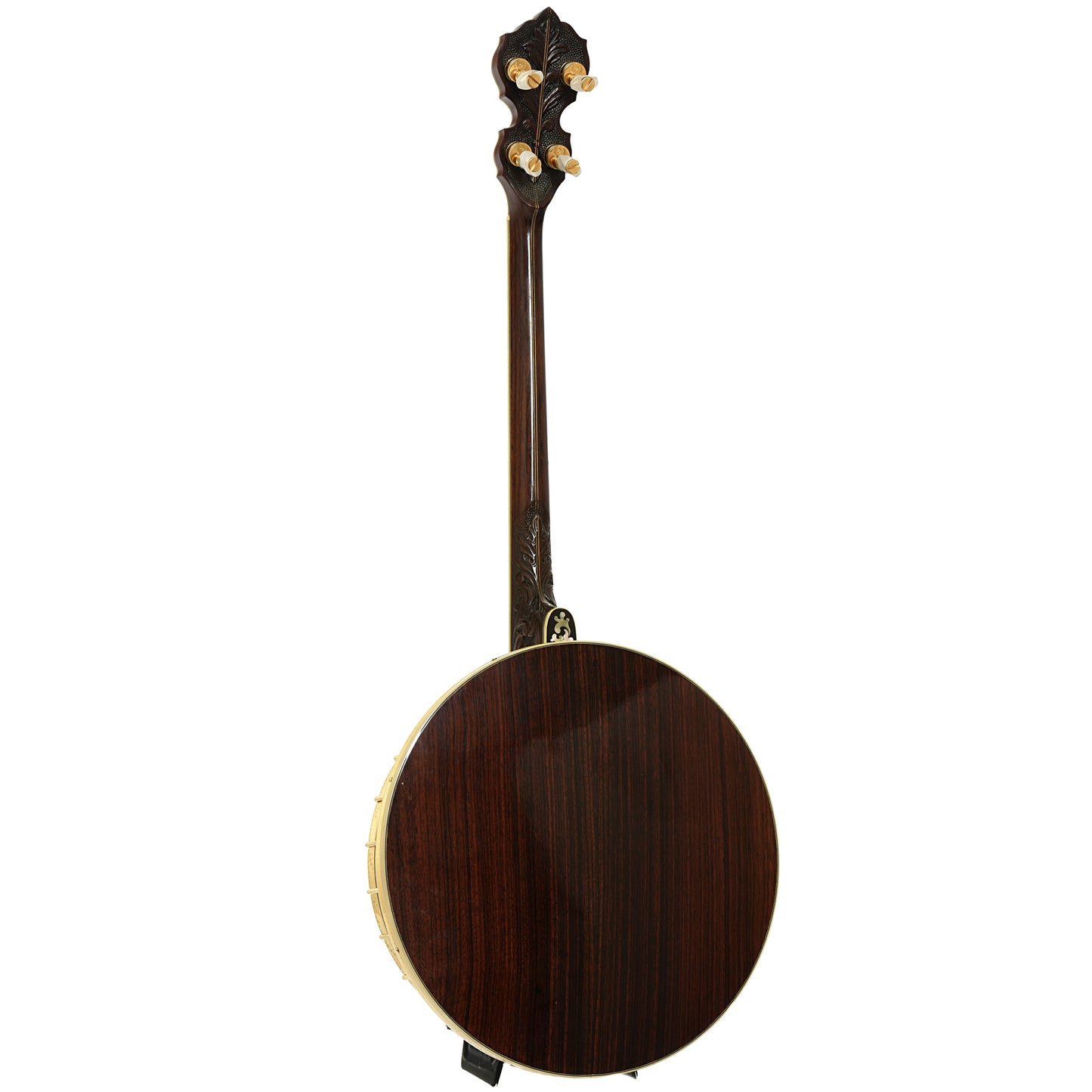Full back and side of Ome Grand Artist Classic Jazz Tenor Banjo 