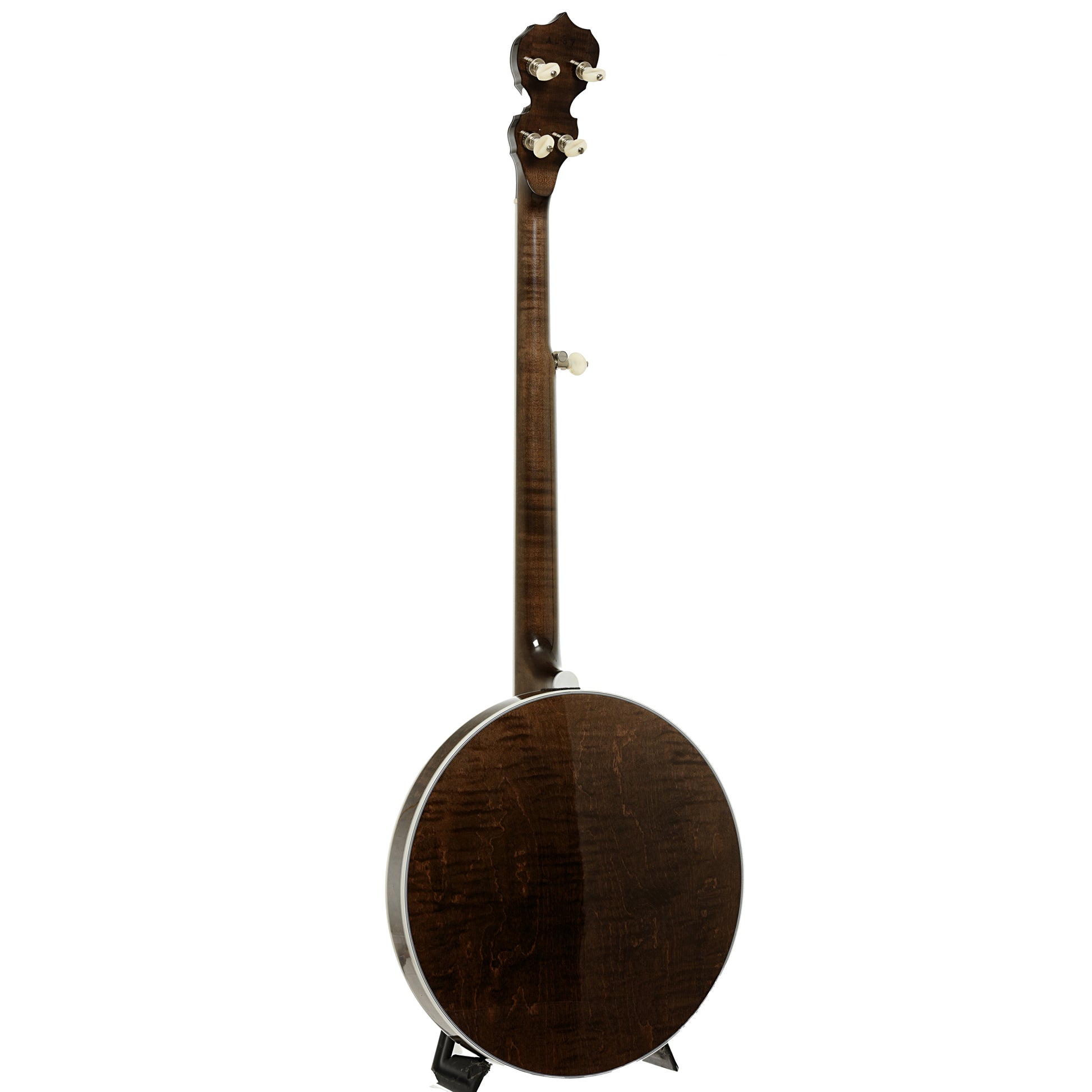 Full back and side of Deering Maple Blossom Resonator Banjo