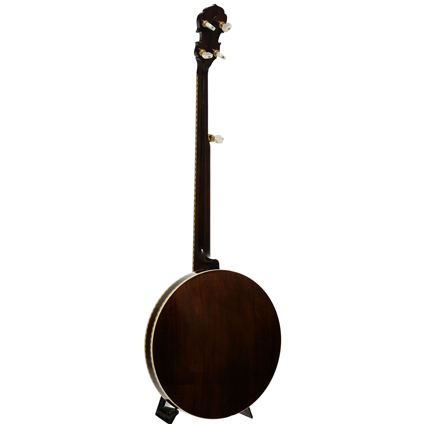 Back and side of Frank Neat Stanleytone Hills of Home Resonator Banjo