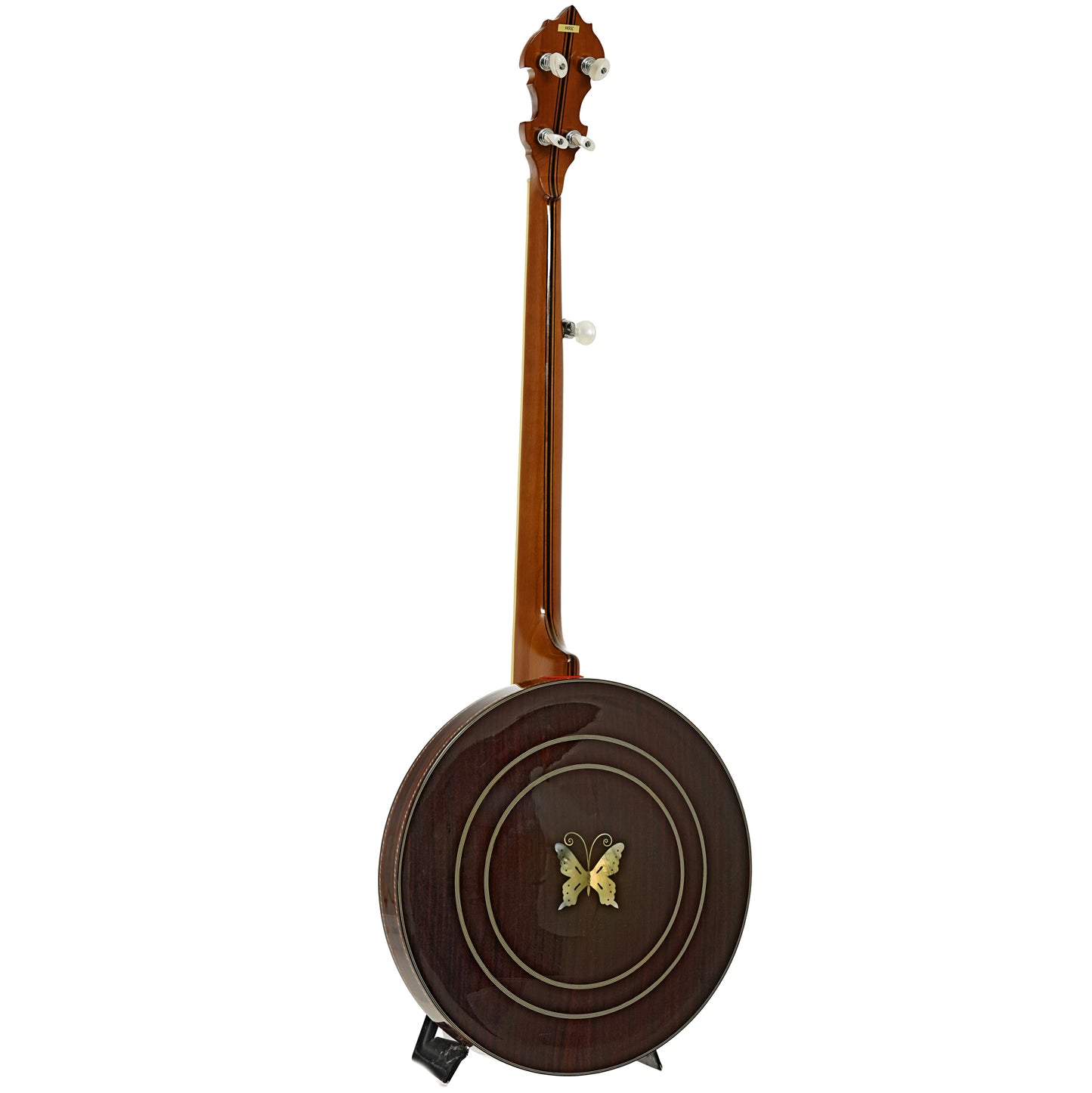 Full Back and side of Sovereign Butterfly H495C Resonator Banjo 