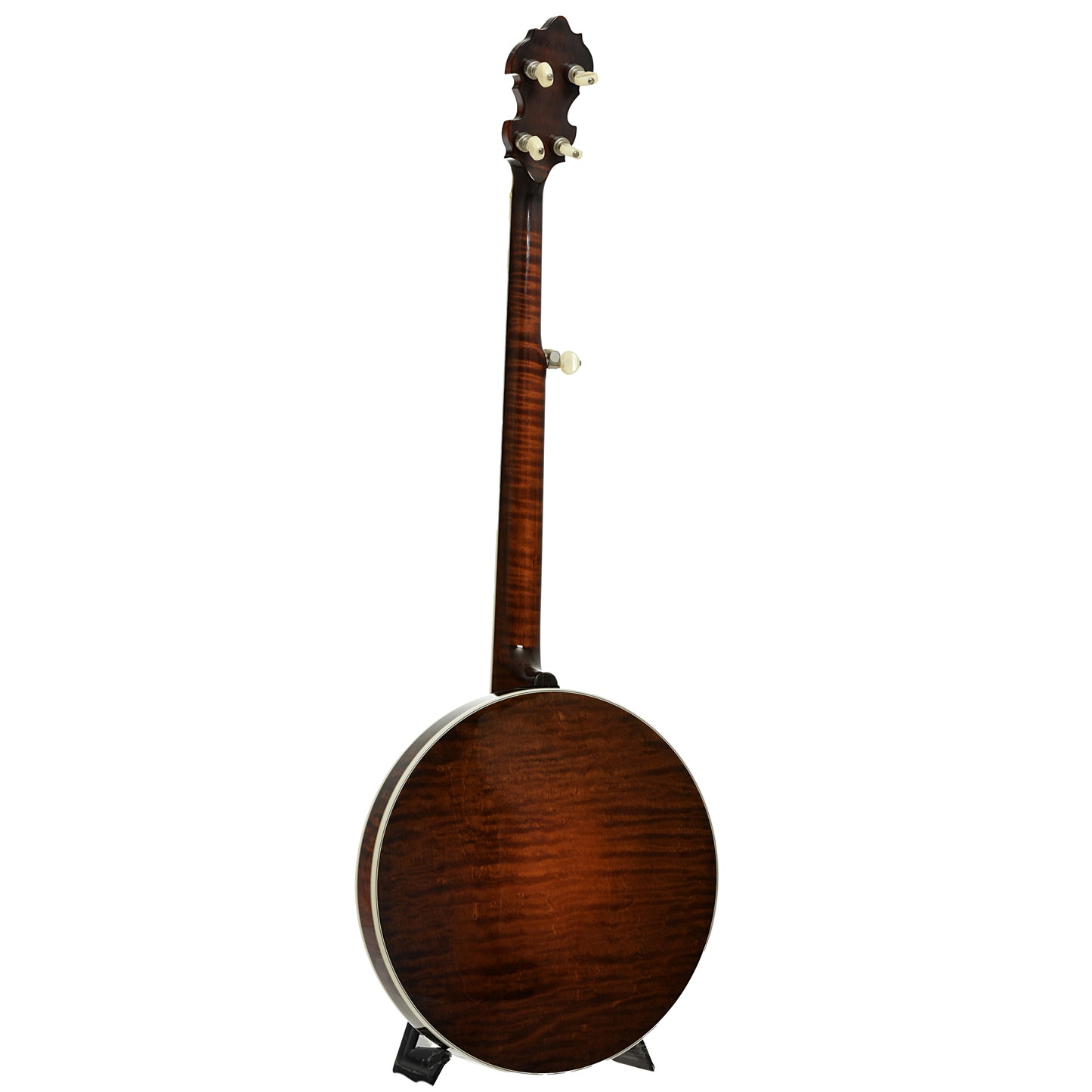 Full back and side of Deering Golden Era Resonator Banjo 