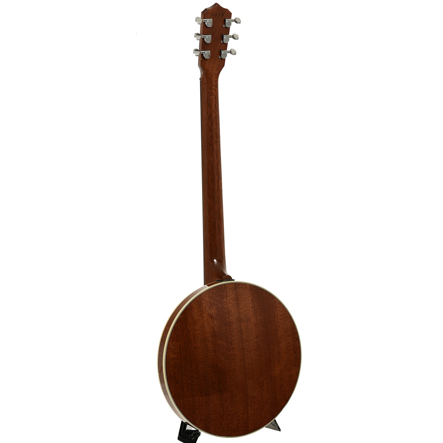 Full back and isdfe of Deering Deluxe 6 Banjo Guitar