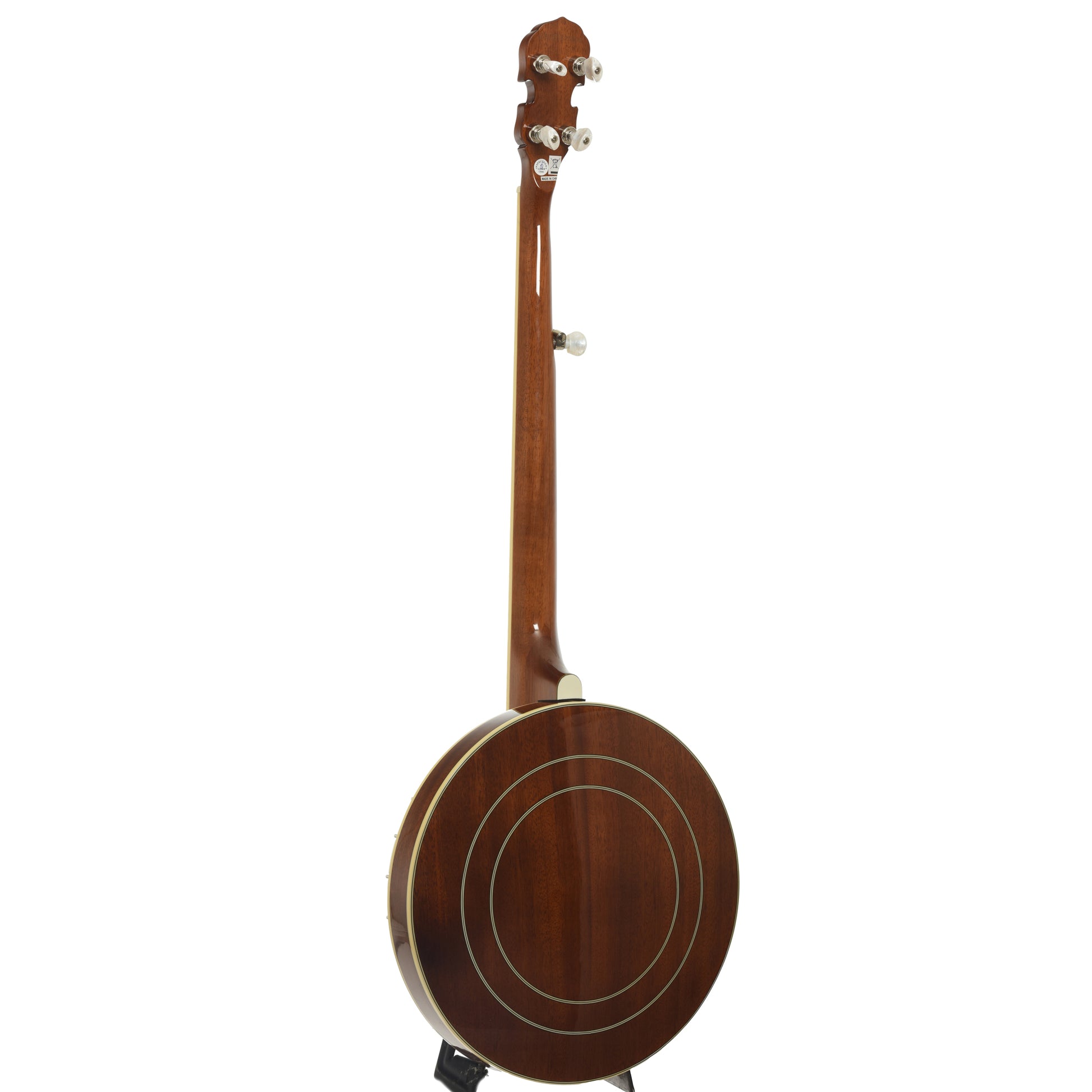 Full back and side of Epiphone Mastertone Classic Resonator Banjo