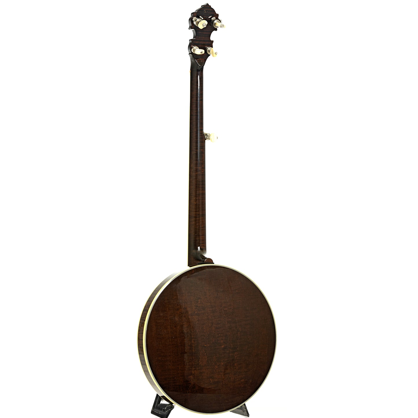 Full back and side of Deering Tenbrooks Saratoga Star Resonator Banjo