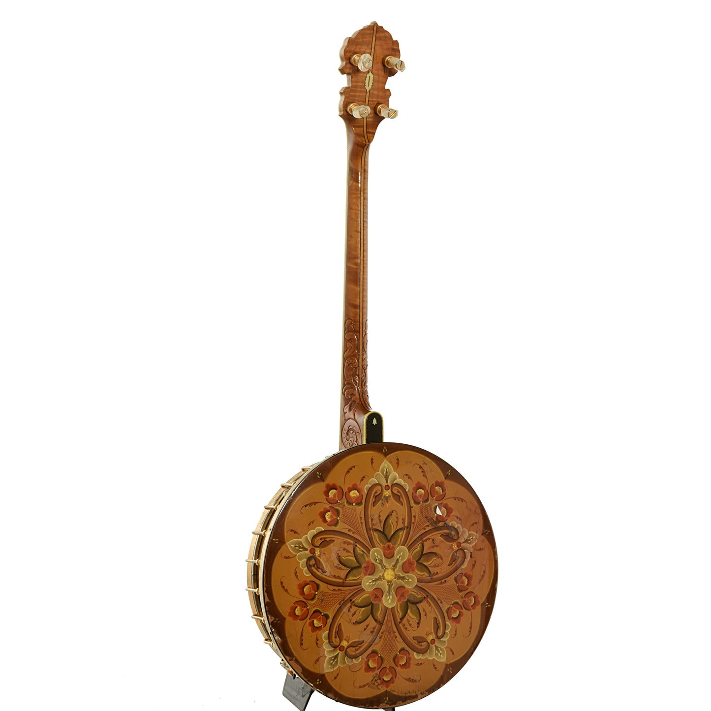 Full back and side of Richelieu Ne Plus Ultra 4261-GB Tenor Banjo 