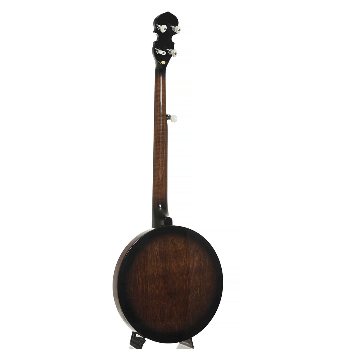 Full Back & Side of Gold Tone CC-100R+ Cripple Creek Acoustic-Electric Resonator Banjo & Gigbag