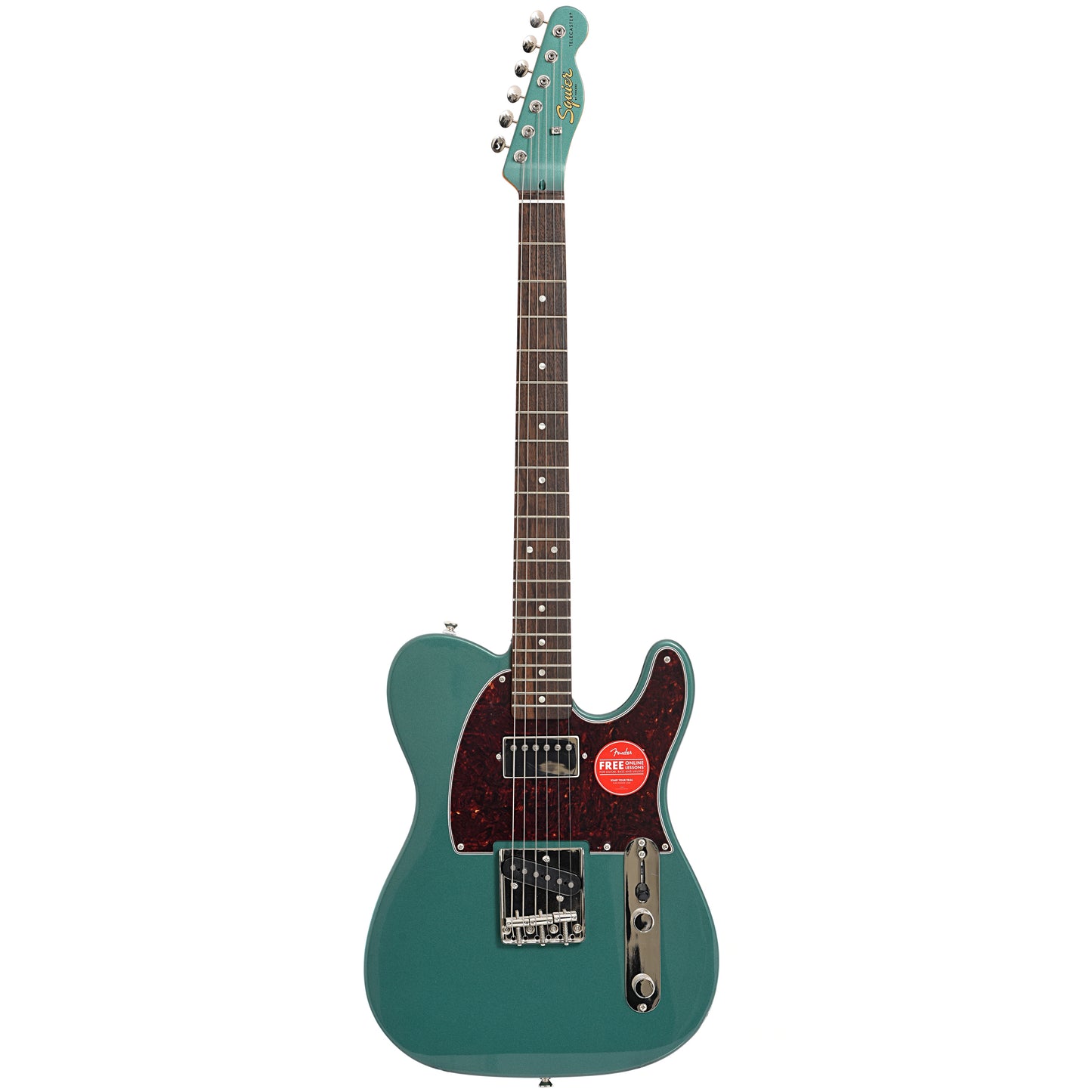 Full front of Squier Limited Edition Classic Vibe '60s Telecaster SH, Sherwood Green
