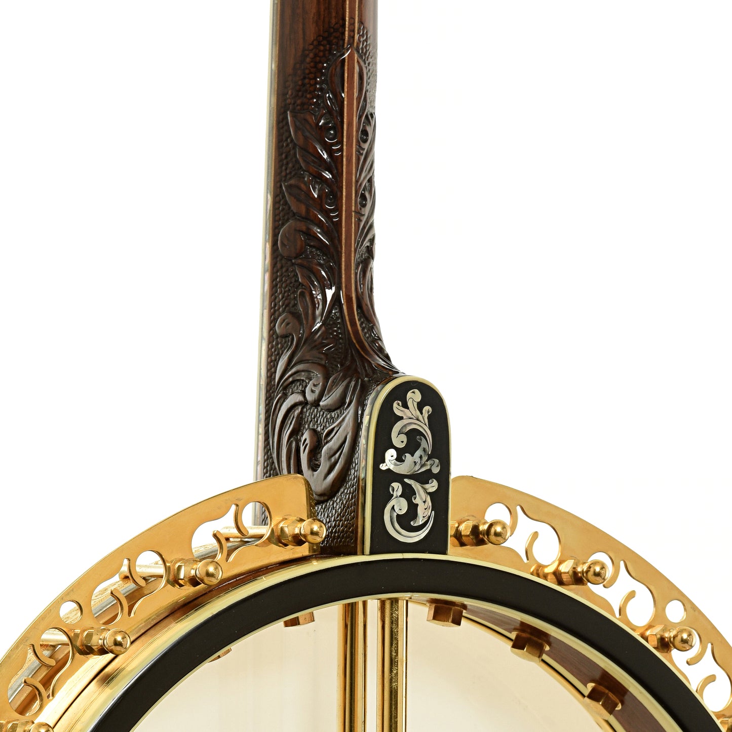 Neck joint of Ome Grand Artist Standard Jazz Tenor Banjo