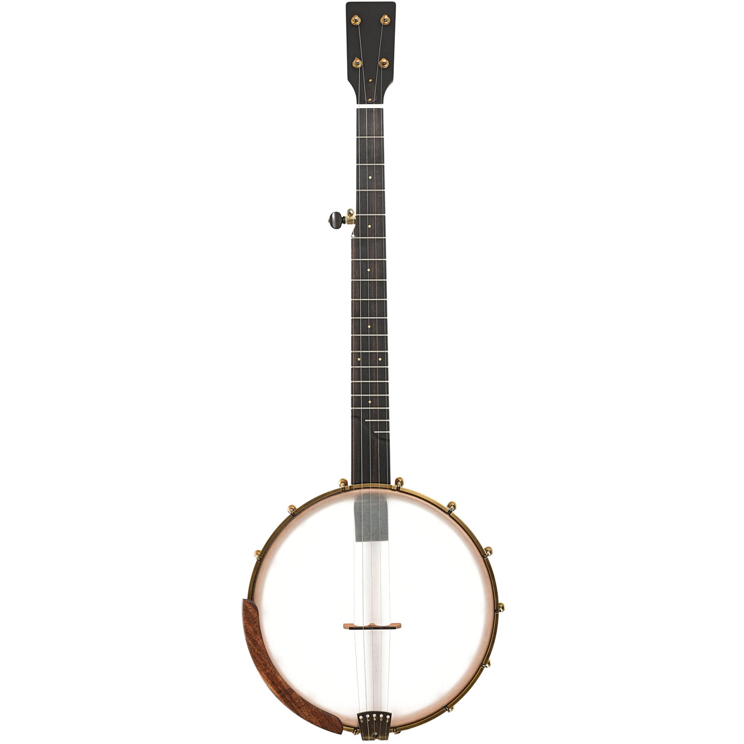 Full front of Ome Tupelo Openback Banjo, 12" Rim, Cherry