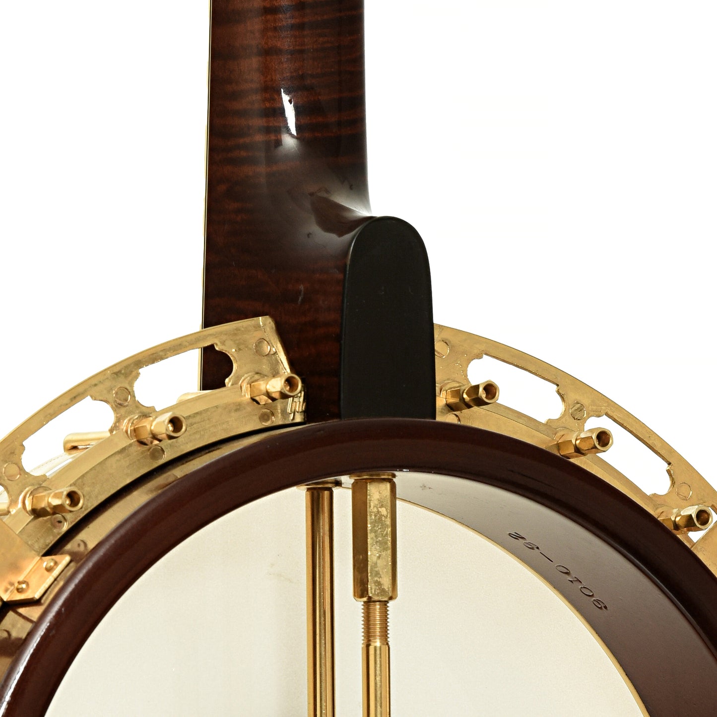 Neck joint and flange of Gibson Granada Resonator Banjo 