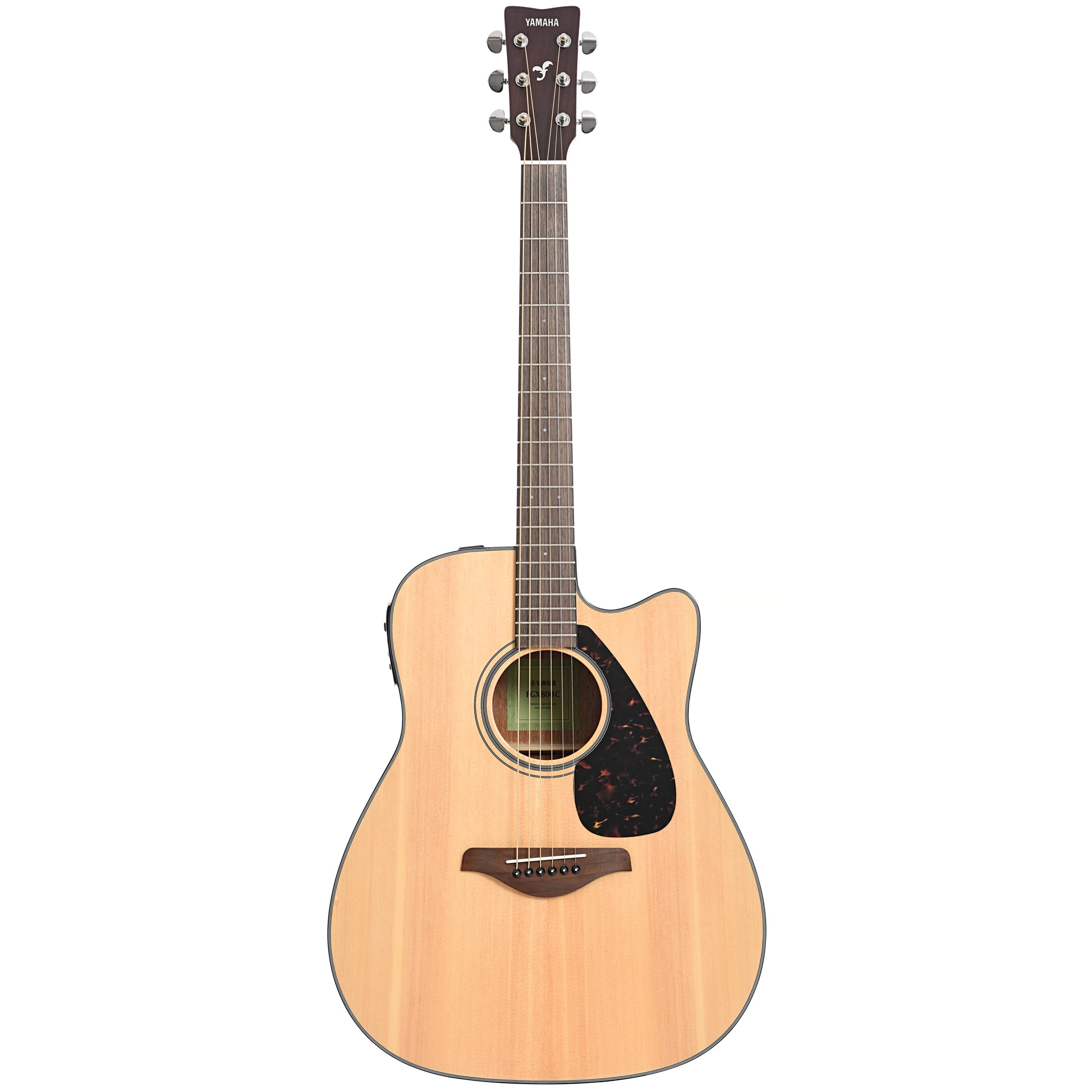 Full front of Yamaha FGX800C Acoustic Guitar