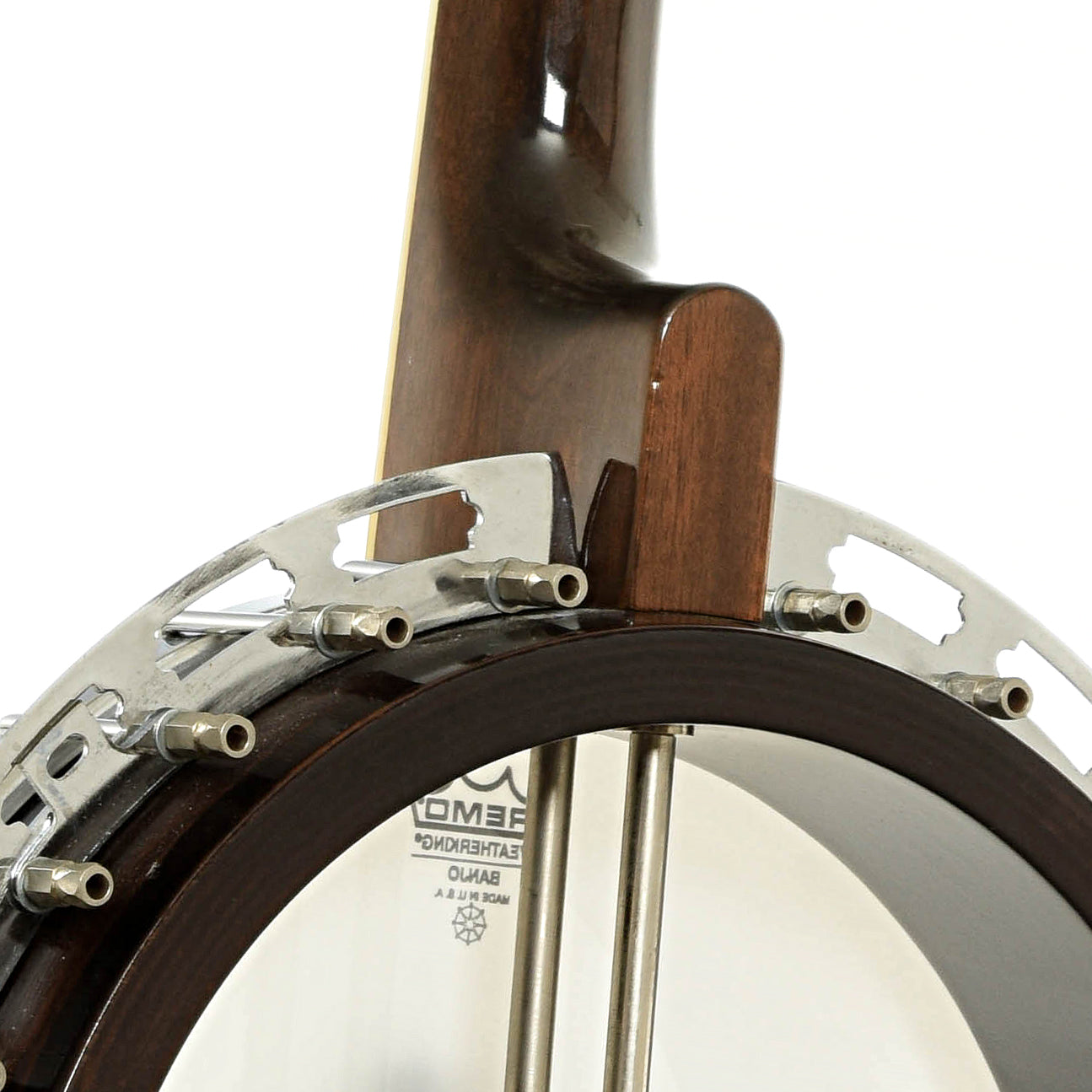Neck joint and flange of GTR 5-String Resonator Banjo