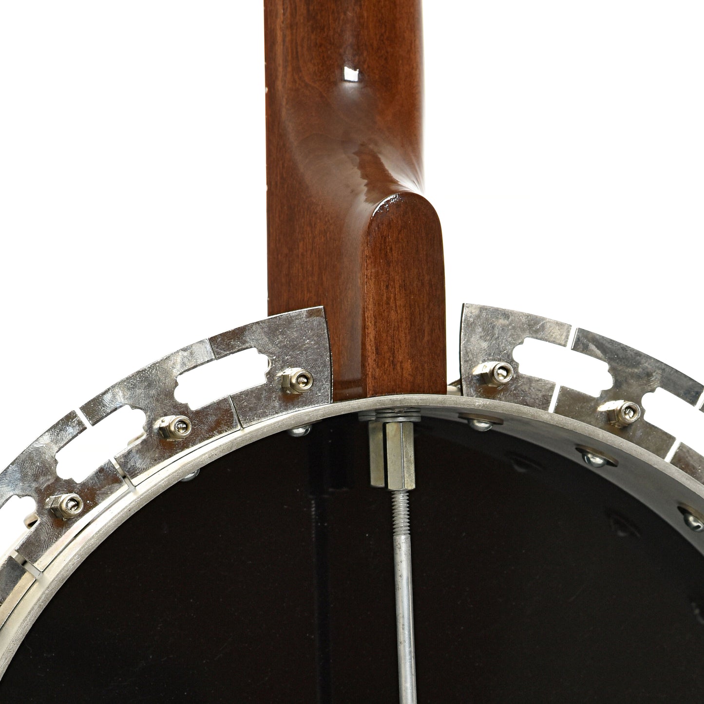 Neck joint and flange of Deering Basic Resonator Banjo LH 